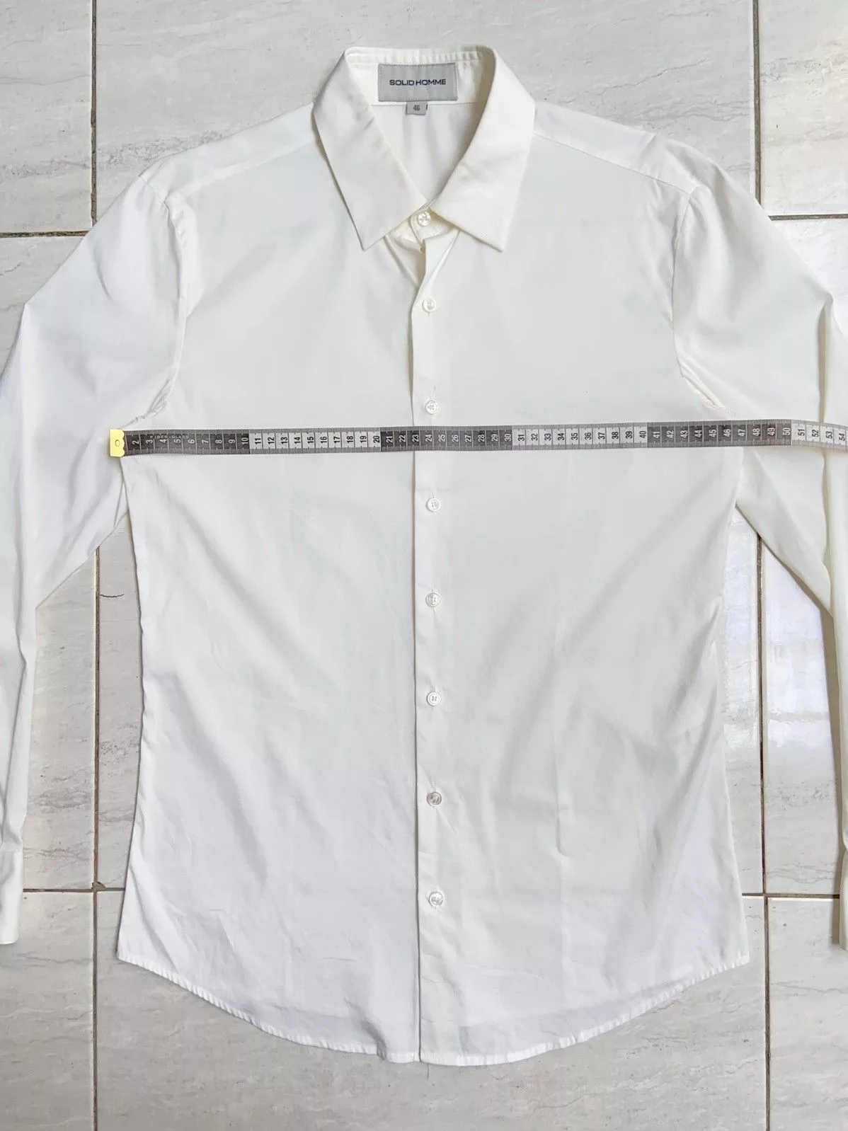 Solid Homme Shirts Button Ups Solid Homme × Wooyoungmi SOLID HOMME White Shirt