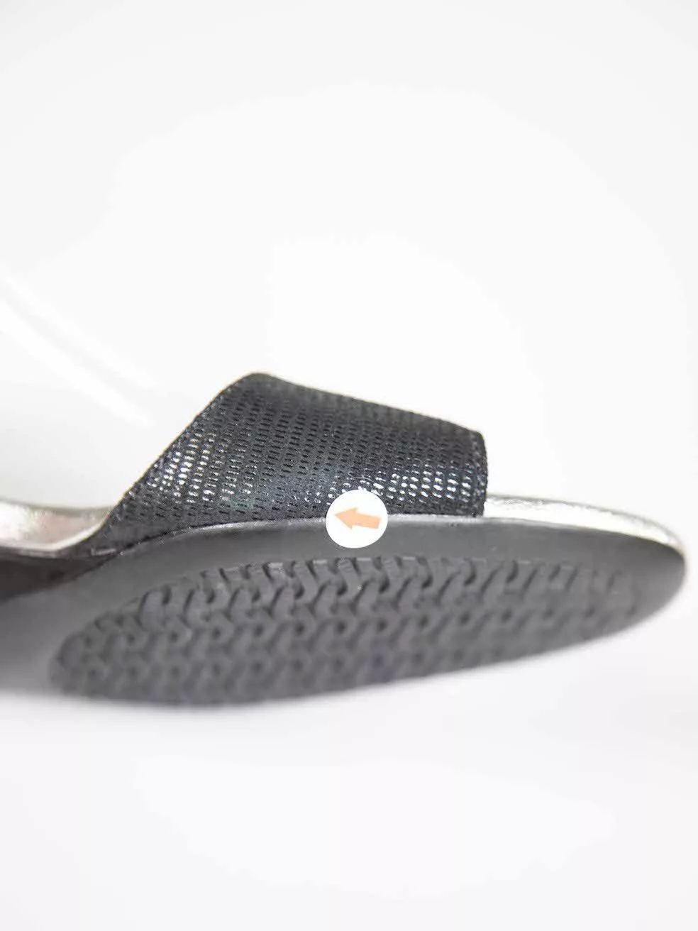 Hogan Sandals Hogan Black Suede Lizard Embossed Strap Sandals