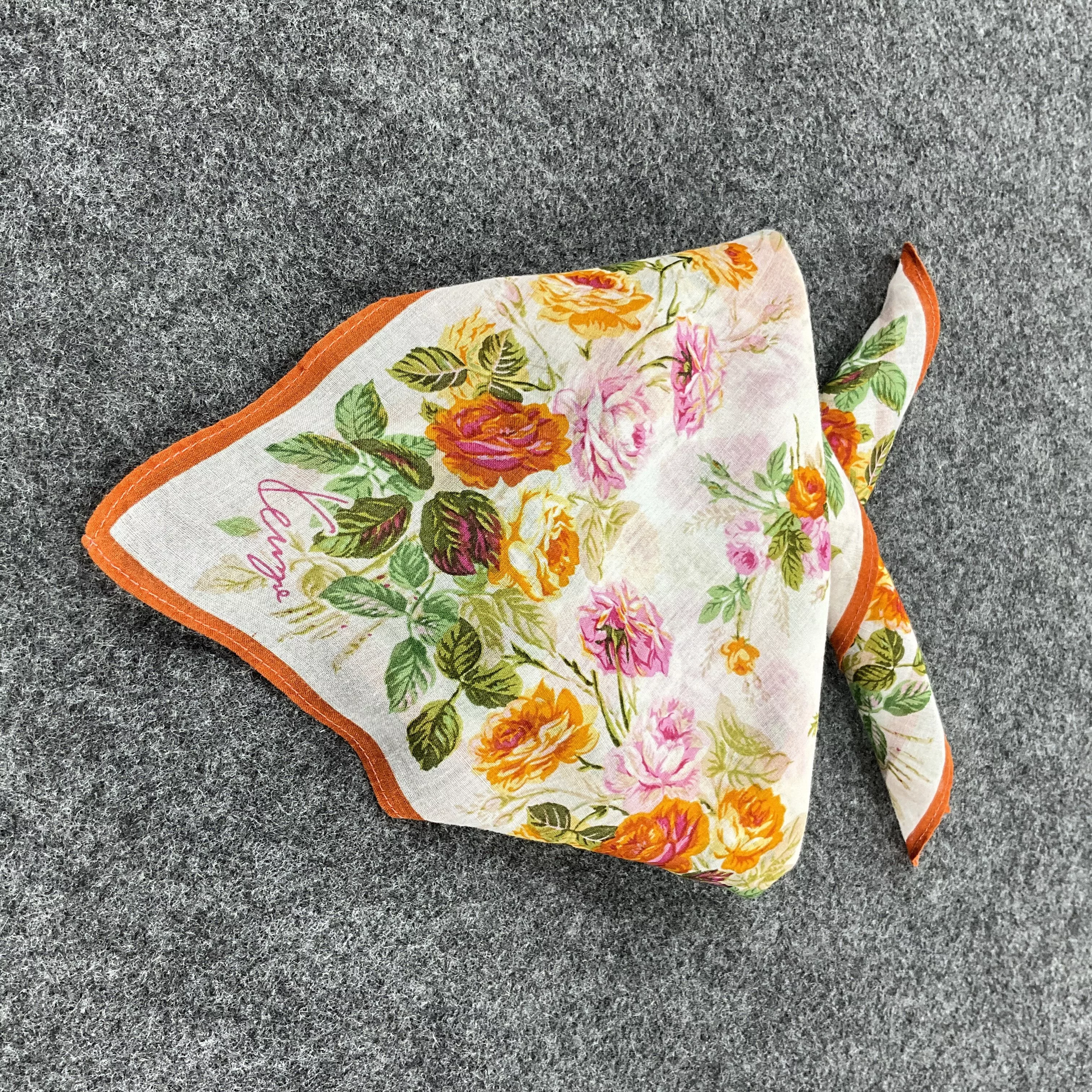 Kenzo Scarves Kenzo × Vintage Kenzo Handkerchief / Bandana / Neckerchief B038 Multi