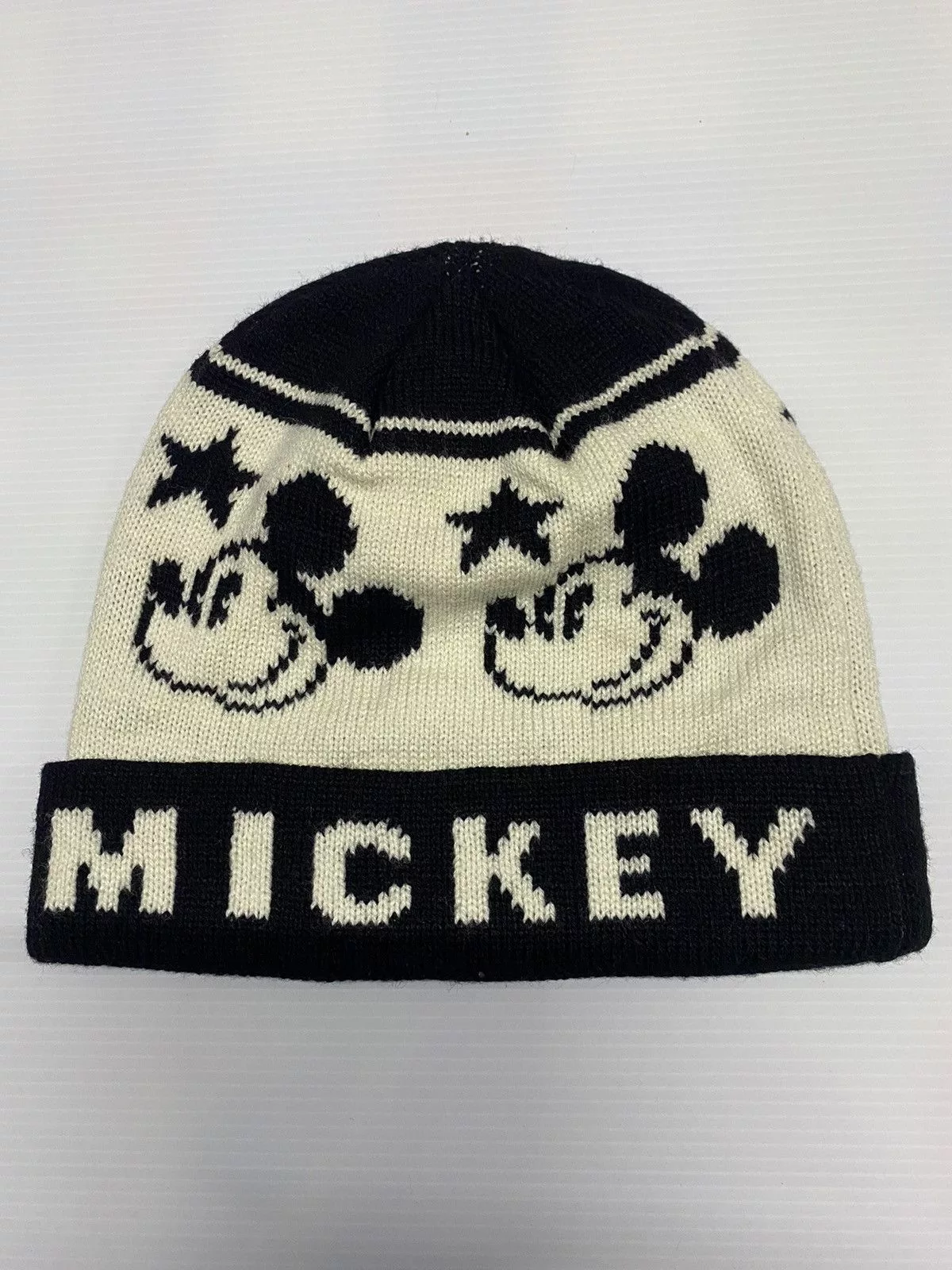 Cartoon Network Hats Cartoon Network × Mickey Mouse Mickey Mouse Full Print Beanie Hat White