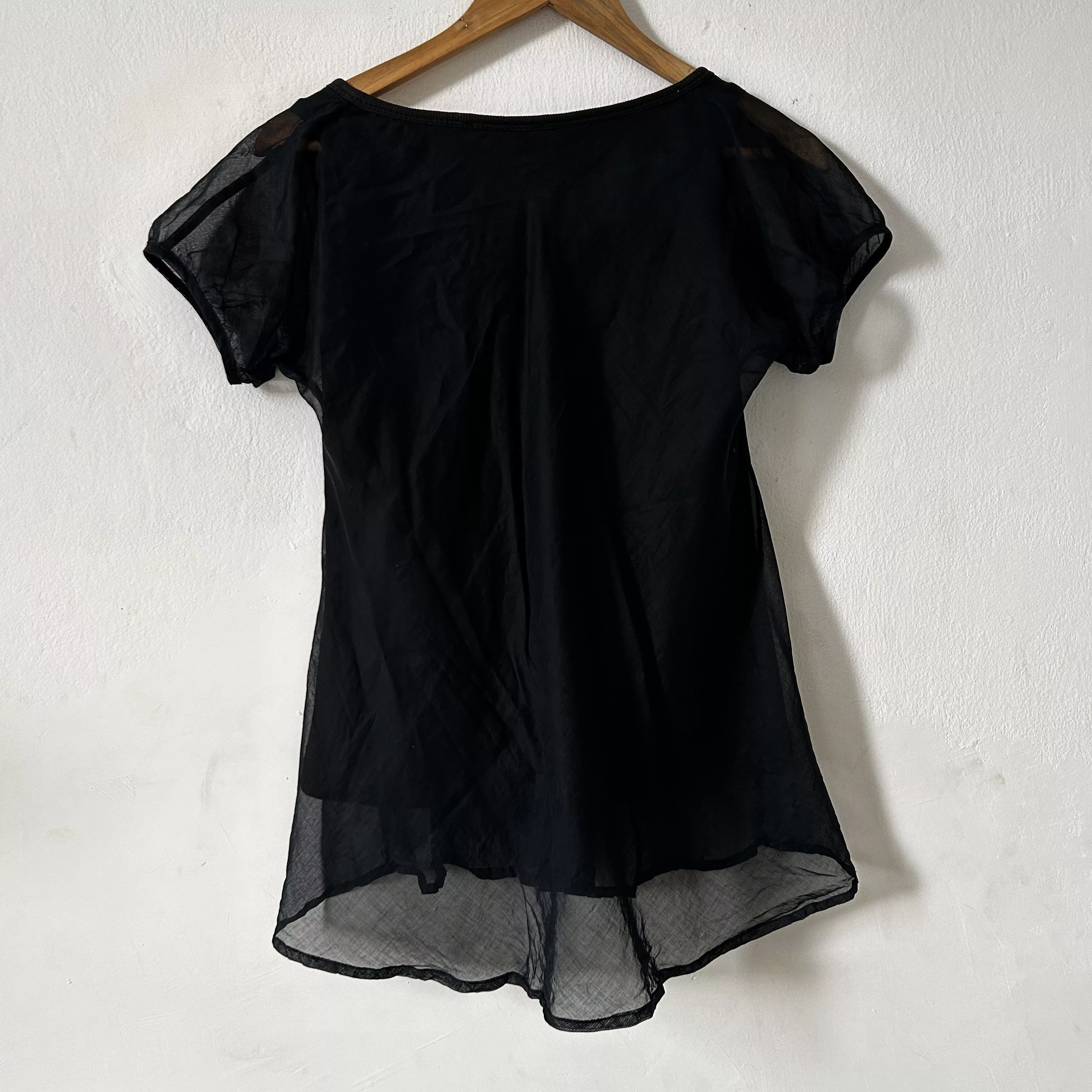 See by Chloe Blouses See by Chloe black cotton silk blouse top
