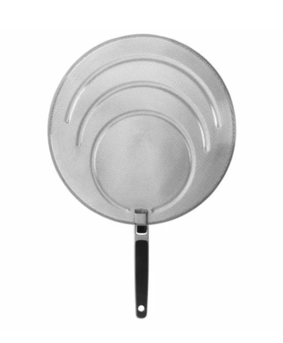 Splatter Screen With Folding Handle