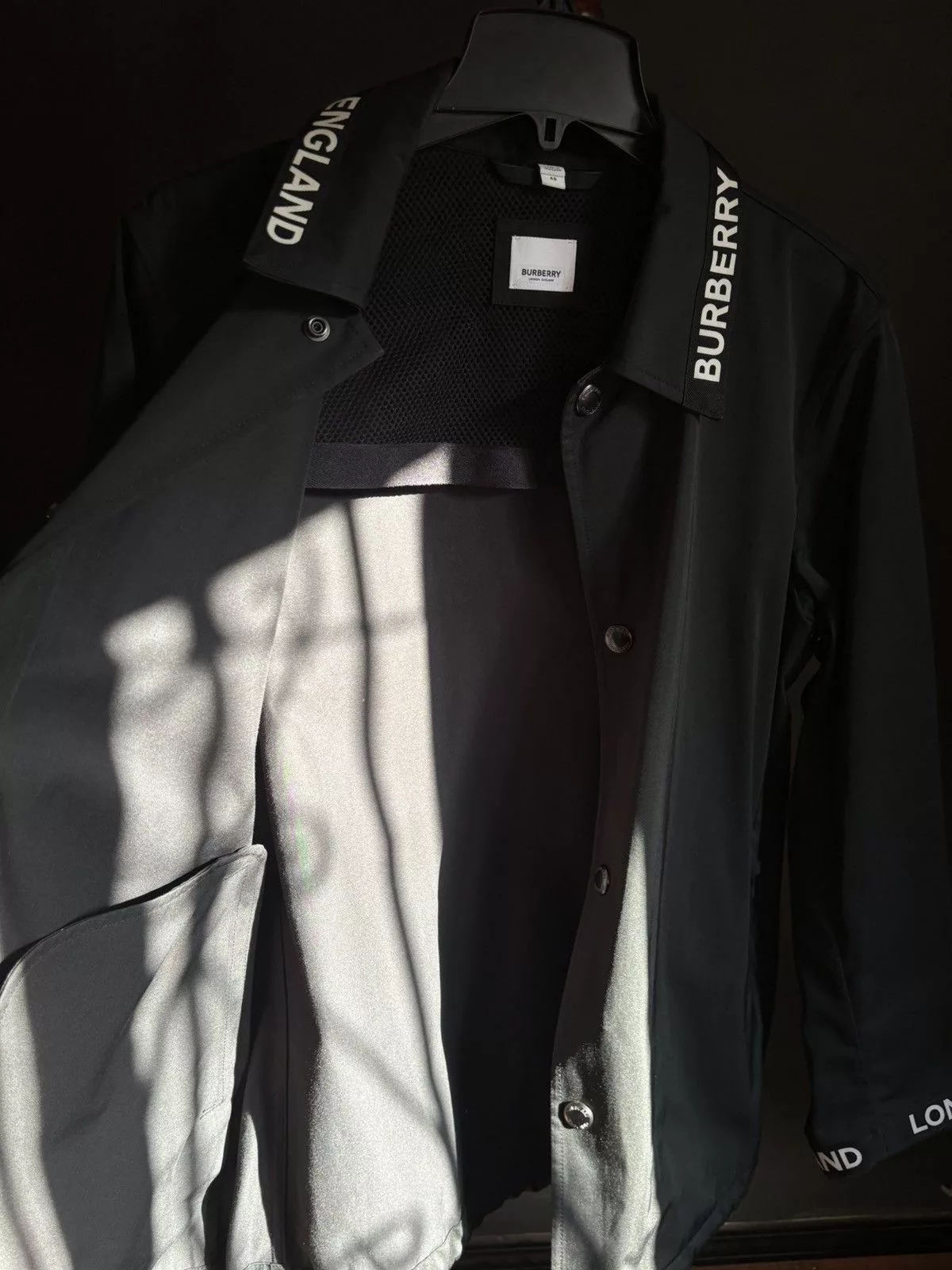 Burberry Light Jackets Burberry Jacket Black