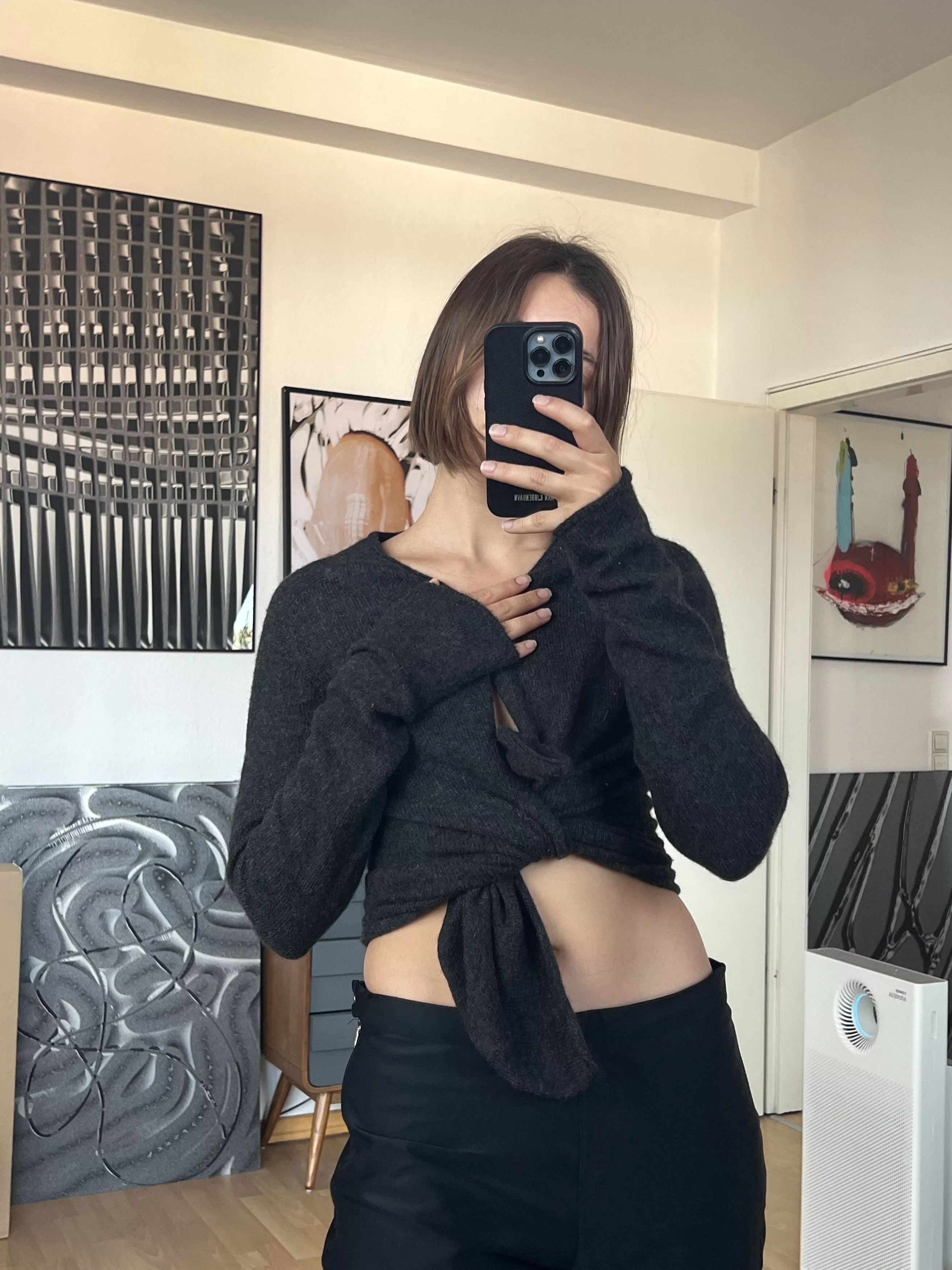 Gucci Sweaters Gucci × Tom Ford Gucci by Tom Ford tied cardigan Gray