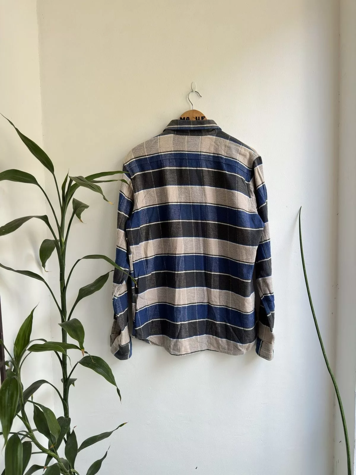 Bape Shirts Button Ups Bape Flannel Shirt Blue
