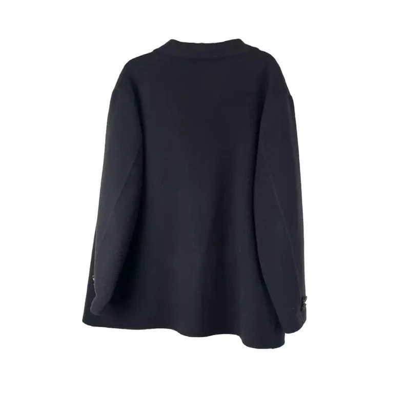 Other Light Jackets Other Wool jacket with detachable shearling fur collar Black