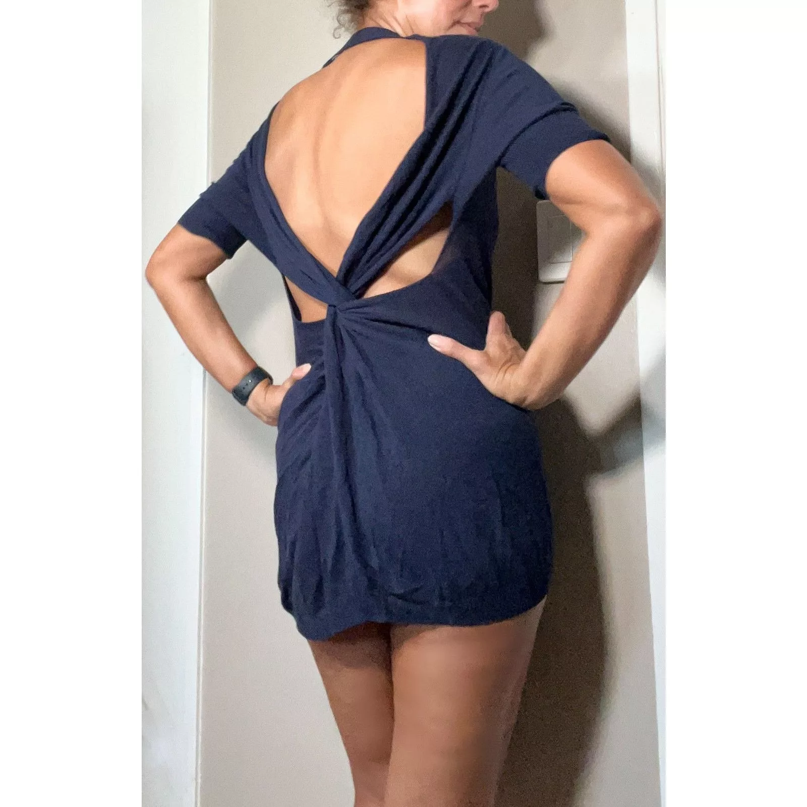 Acne Studios Midi Dresses Acne Studios Blano Swirl Tunic Dress size S Blue