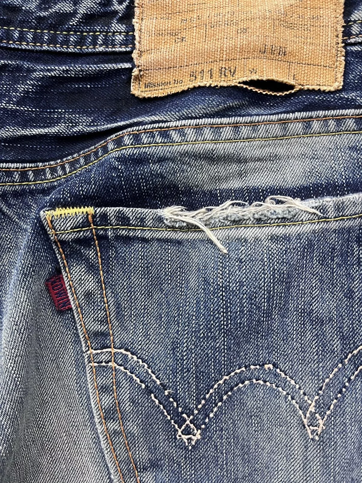 Edwin Denim Edwin × Vintage EDWIN REBEL FLARE VINTAGE Mudmax Blue Punk Lightning Whisker