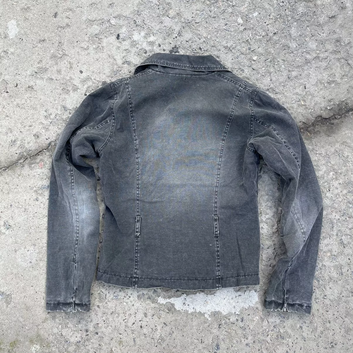 Japanese Brand Denim Jackets Japanese Brand × Vintage Vintage Jeans Light Jacket Grunge Japanese Style Y2K 90s Gray Streetwear