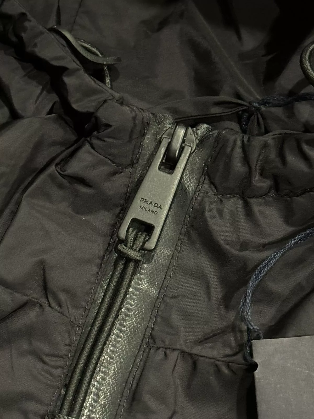 Prada Rain Jackets Prada Velvet Knife Windbreaker Jacket Black