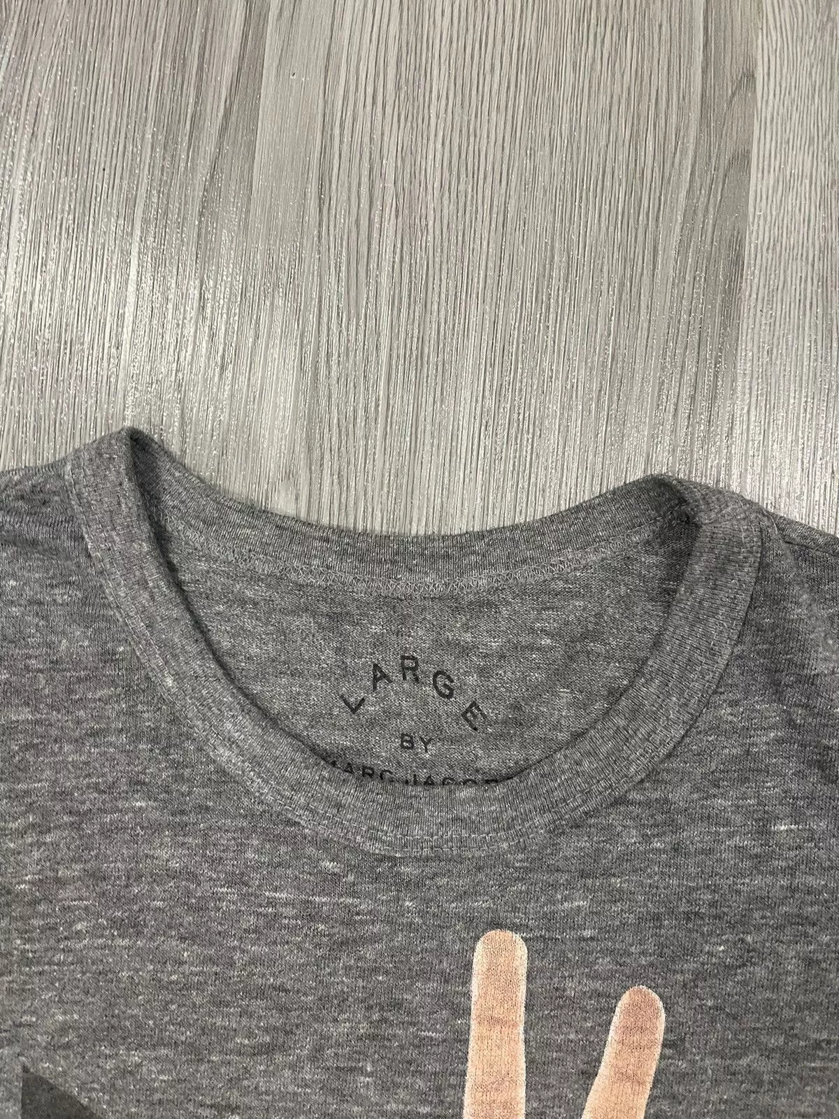 Marc Jacobs Short Sleeve T Shirts Marc Jacobs × Playboy Marc Jacobs Playboy Designer Against Aids Rayon Blend Shirt Gray