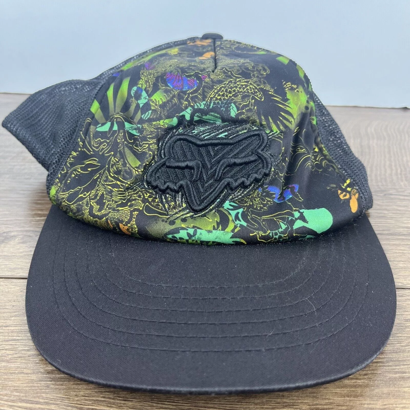 Fox Racing Hats Fox Racing Fox Snapback Hat Fox Black Hat Adjustable Adult Size Black H