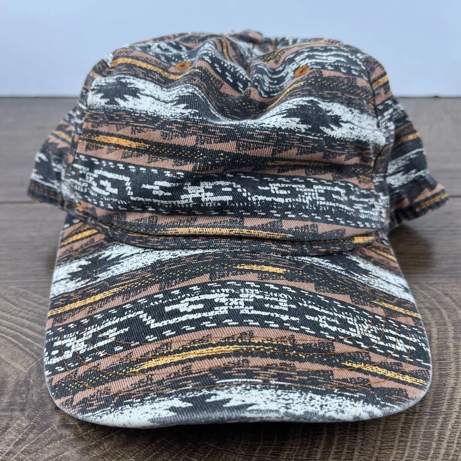 Vans Hats Vans Orange Brown Hat Adjustable Hat Orange Adjustable Hat A