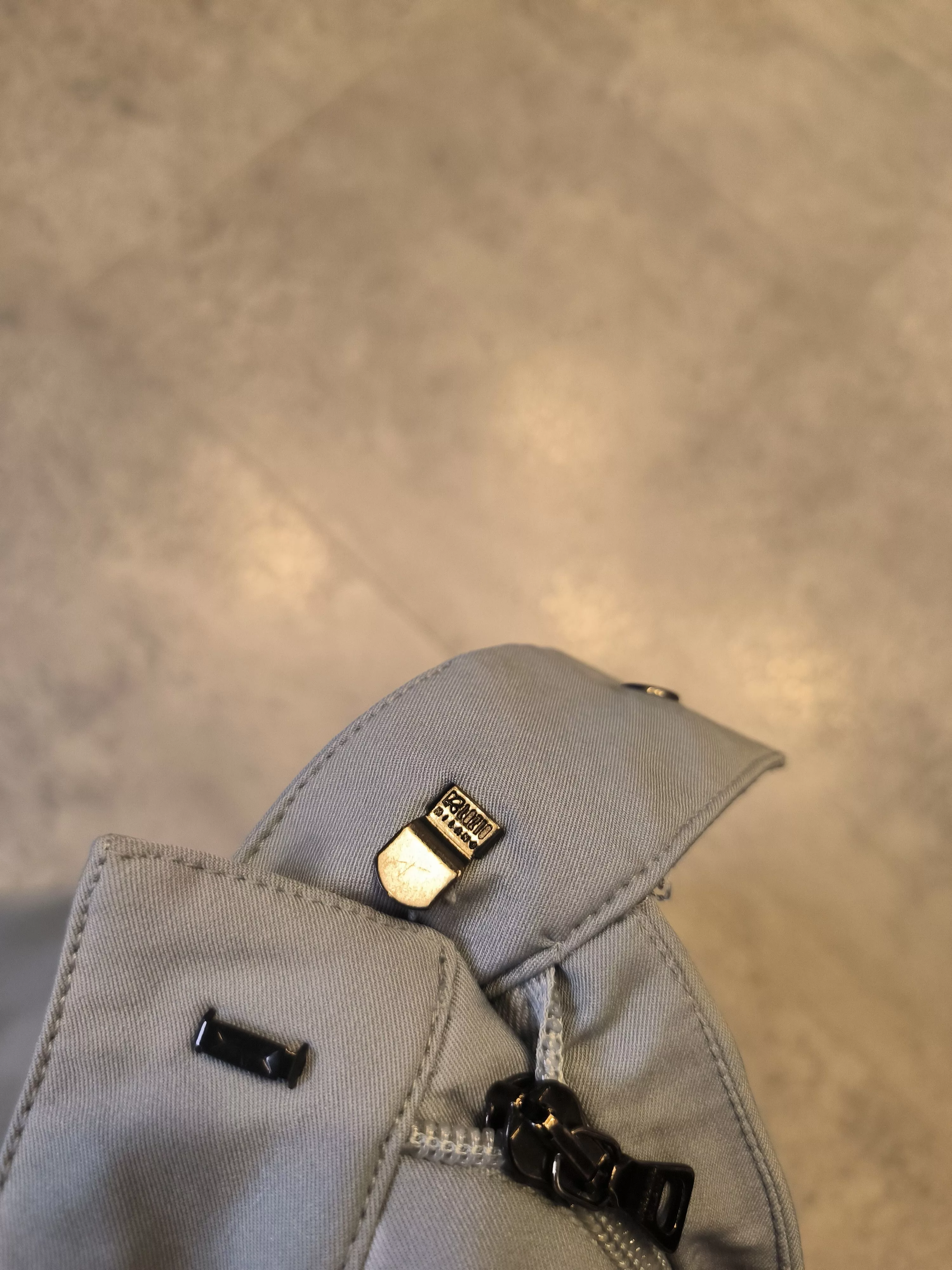 Prada Pants Bell-Bottom Basic Made in Italy Flared Gray