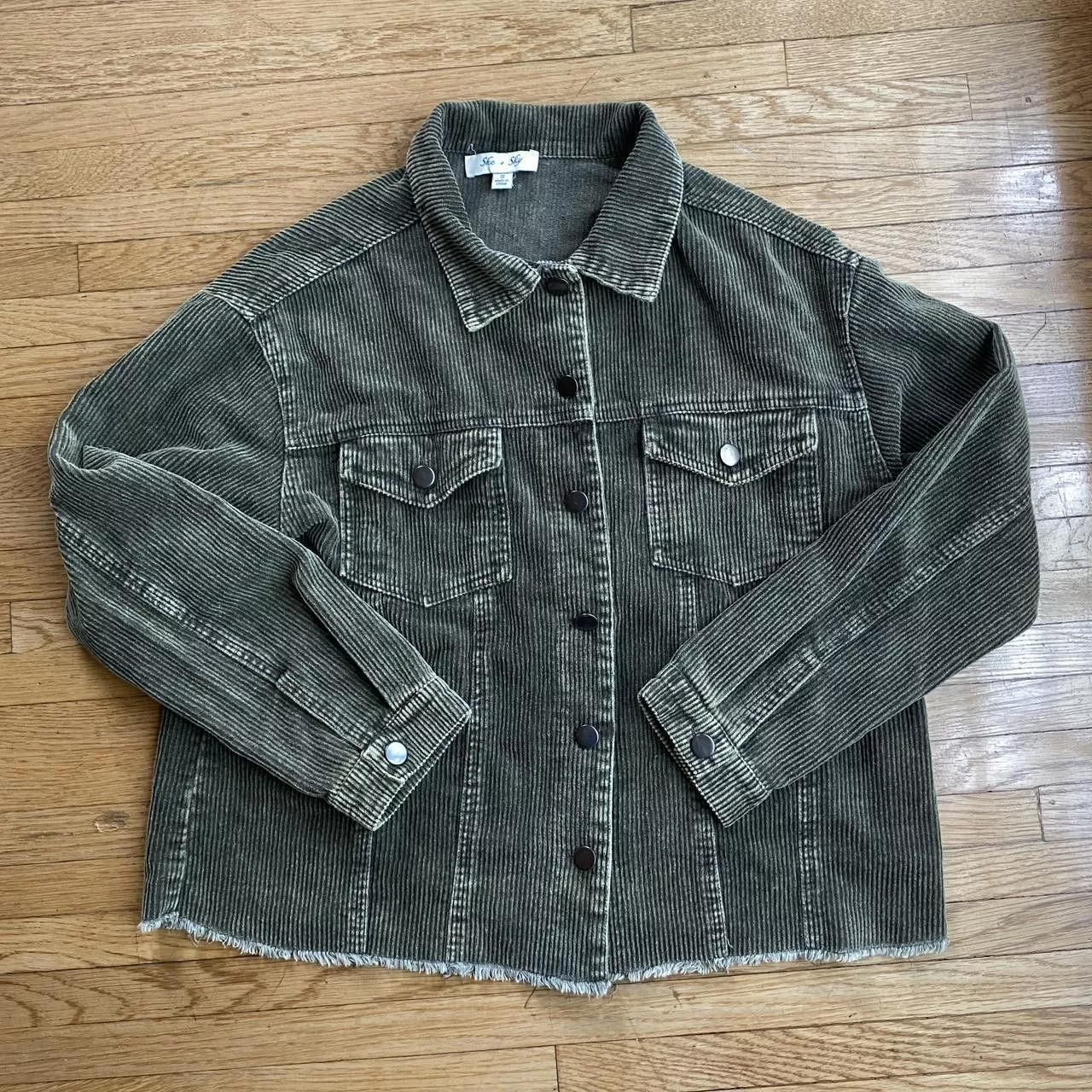 Other Sweaters Other She+Sky Corduroy jacket Green
