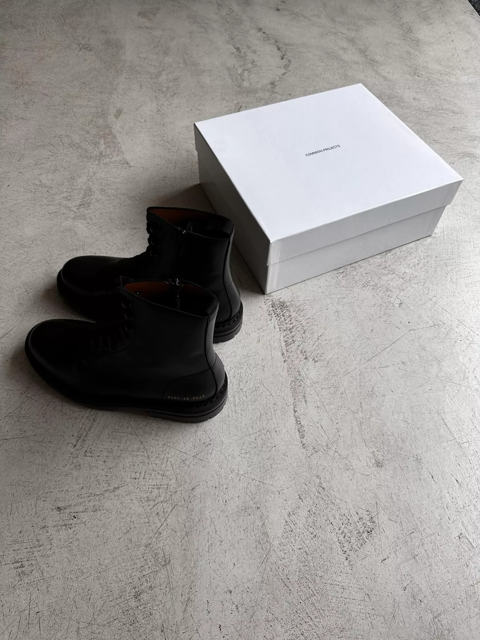 Common Projects Boots Common Projects Combat Boot Black 2401 7547 US 12 EU 45