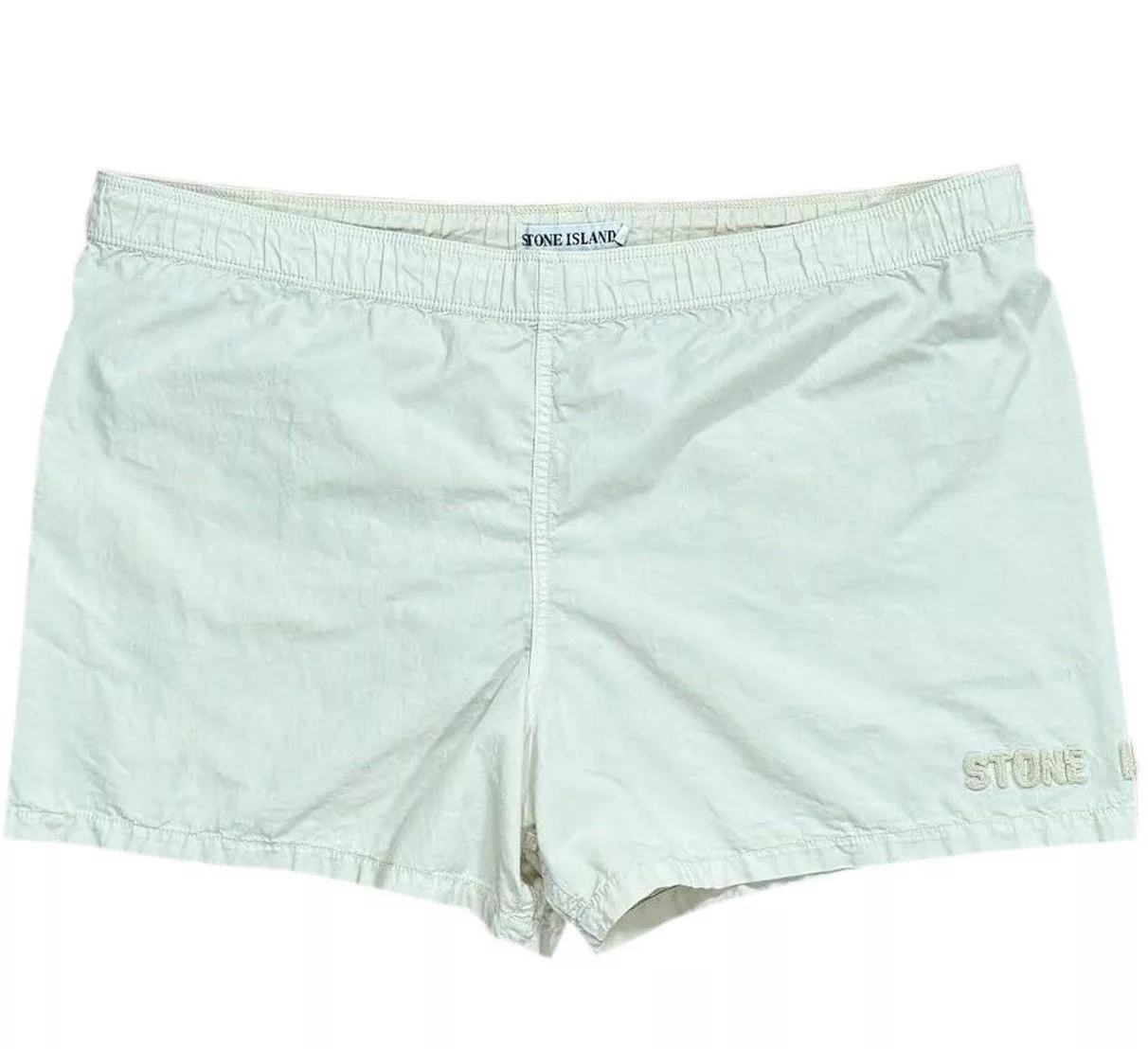 Stone Island Shorts Vintage Stone Island Beige Cotton Shorts (Size 52)