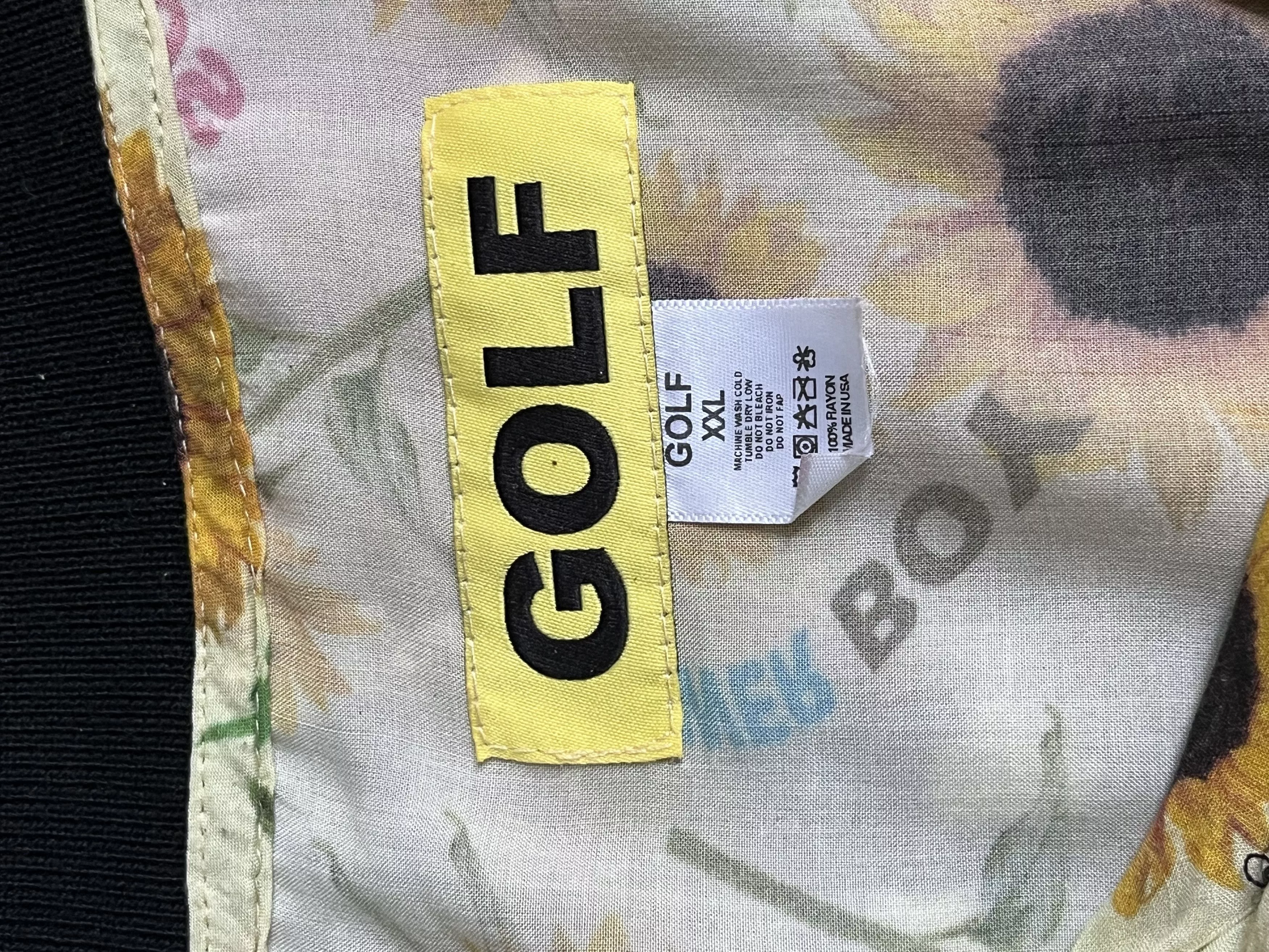 Golf Wang Shirts Button Ups Golf Wang sunflower shirt Yellow