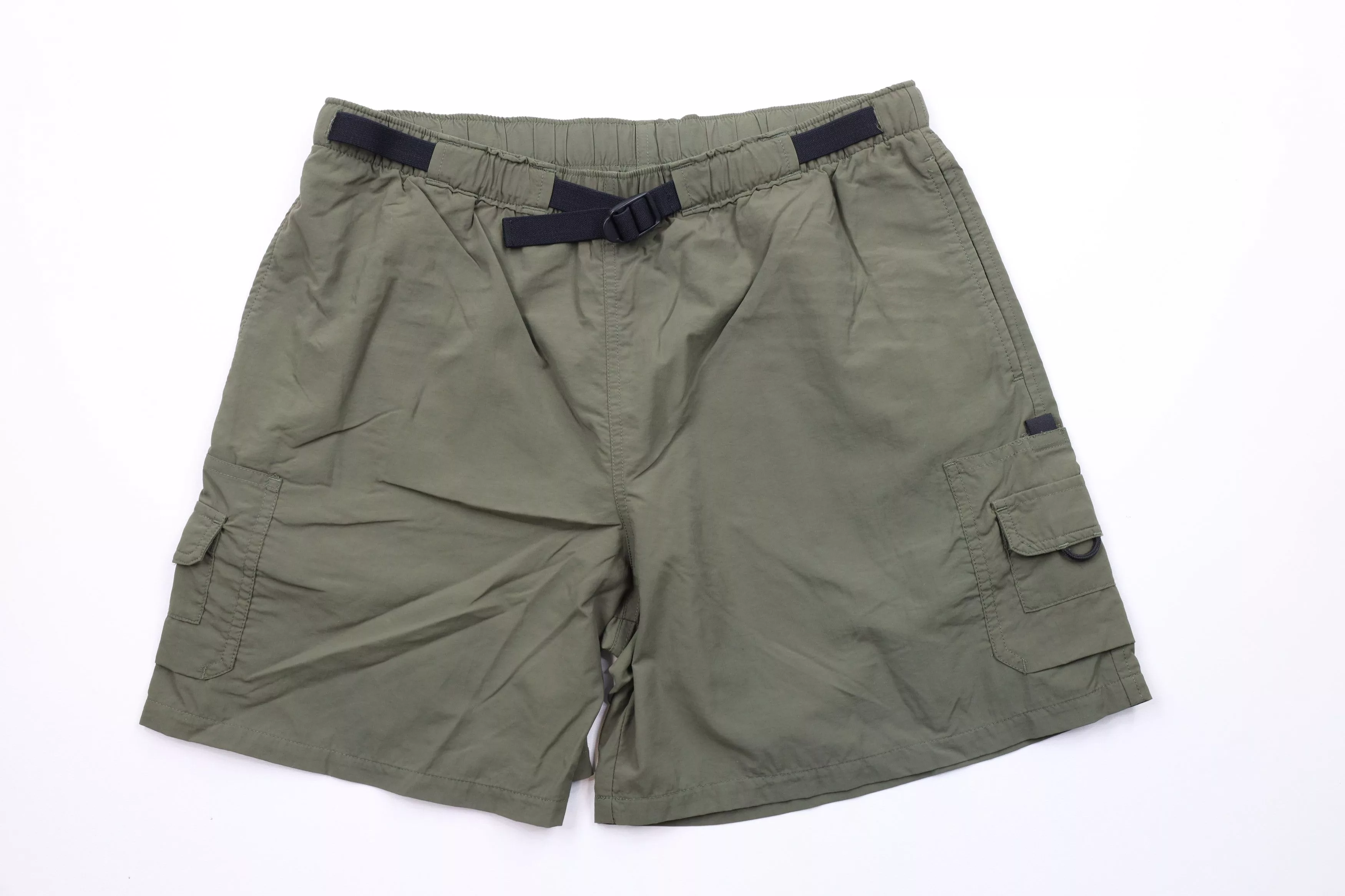 Columbia Shorts Columbia × Vintage Vintage Columbia Out Above Knee Belted Cargo Shorts Green
