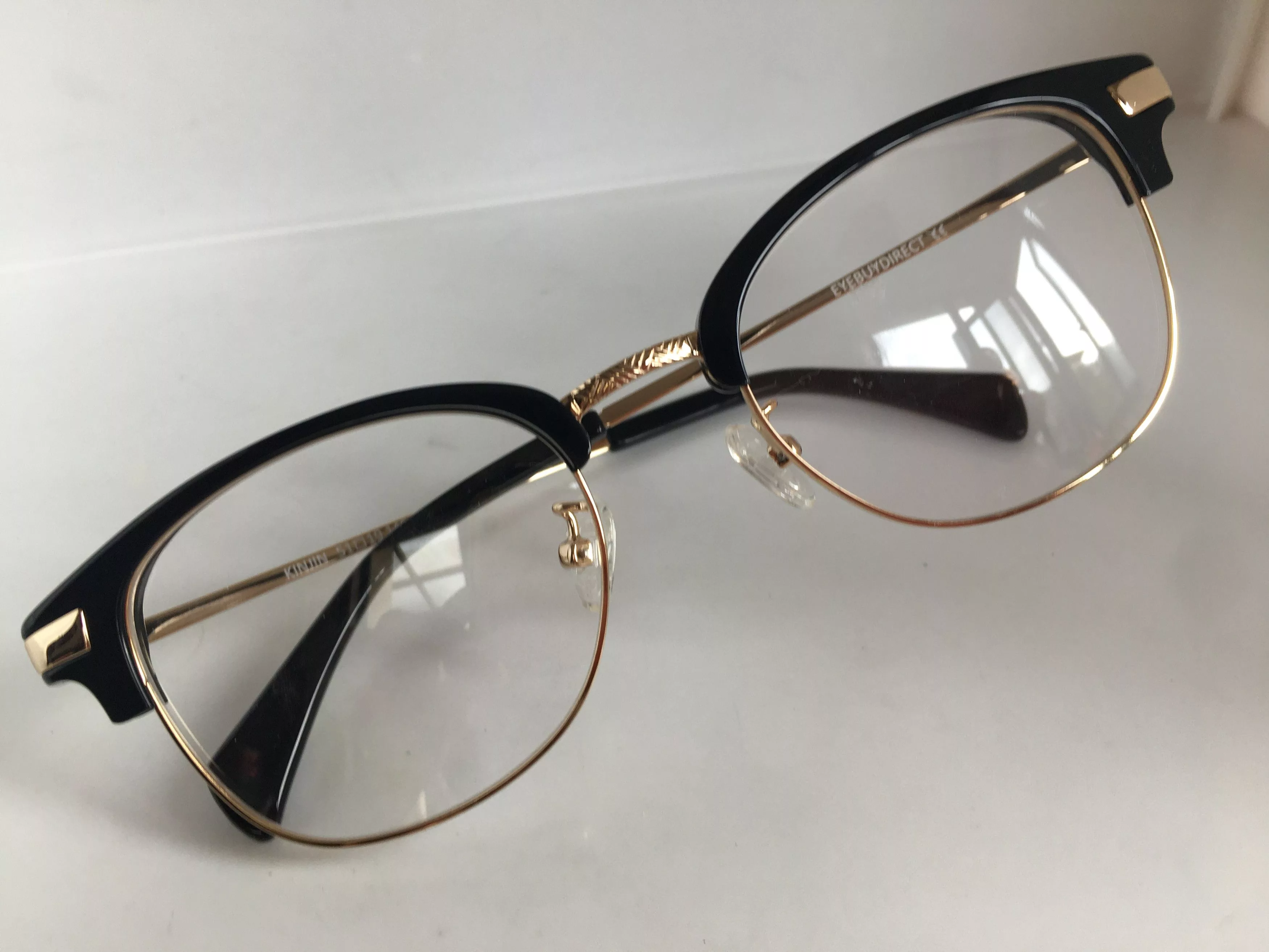 Other Glasses Other Eyebuydirect Malcolm X Black Gold Eyeglasses Frame