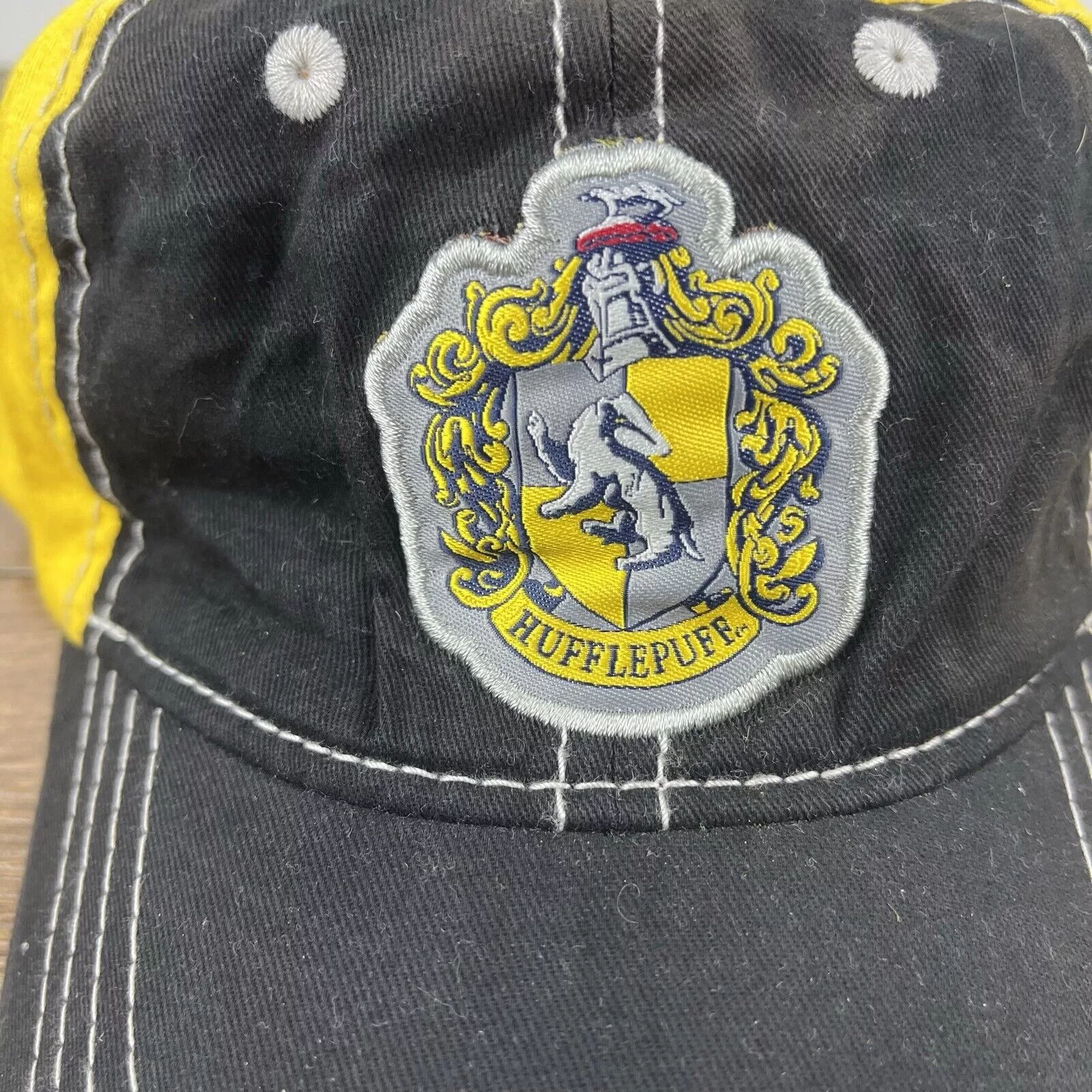 Other Hats Other Hufflepuff Hat Harry Potter Snapback Hat Black Hat Adjustabl