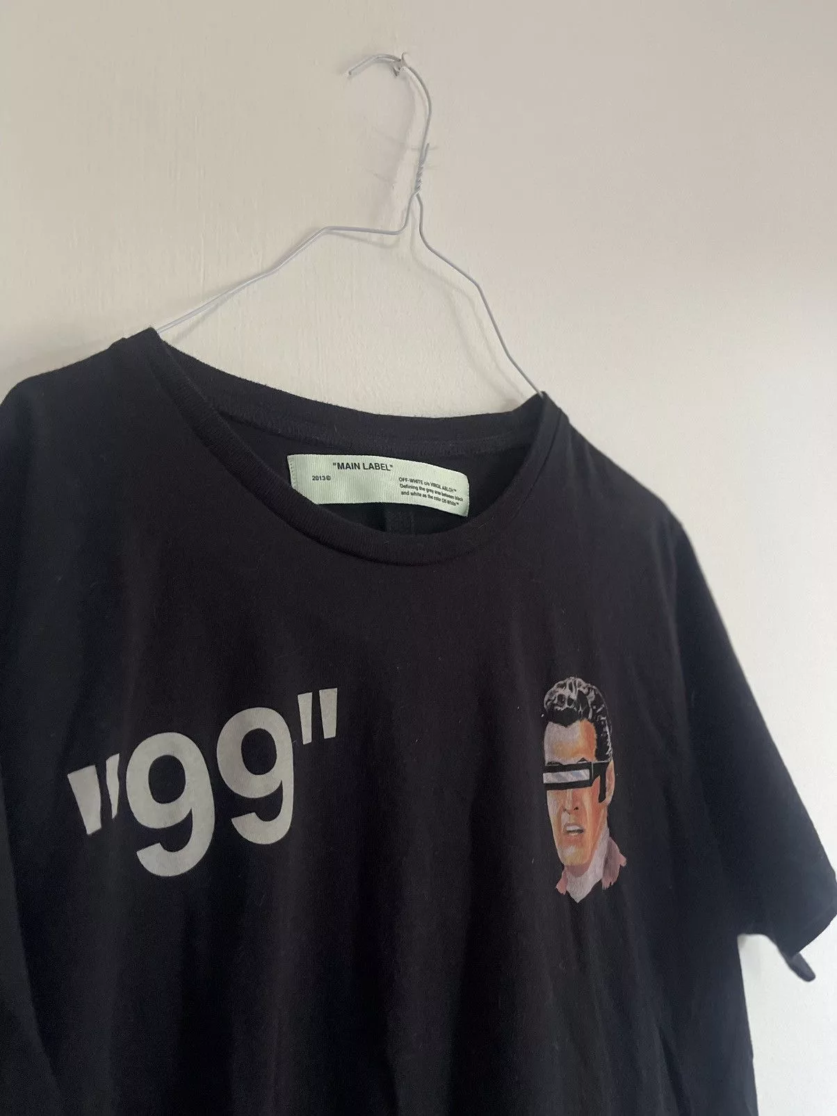 Off-White Short Sleeve T Shirts Off-White Off white Impressionism Vampire TEE Black