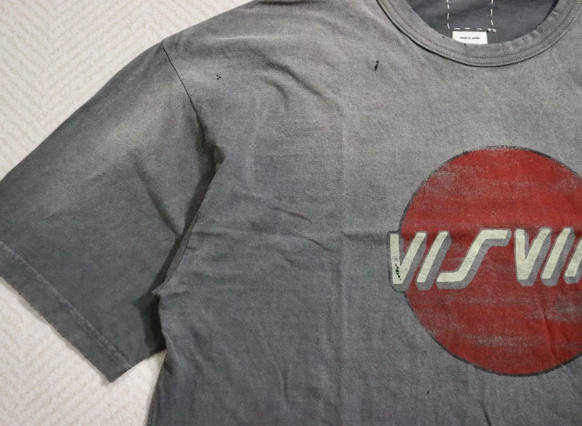 Visvim Short Sleeve T Shirts Visvim 22aw Jumbo Tee Crash，size5 Black