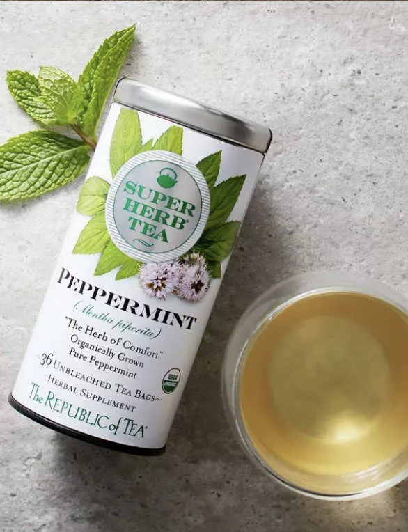 Organic Peppermint Super Herb Tea Bags 36