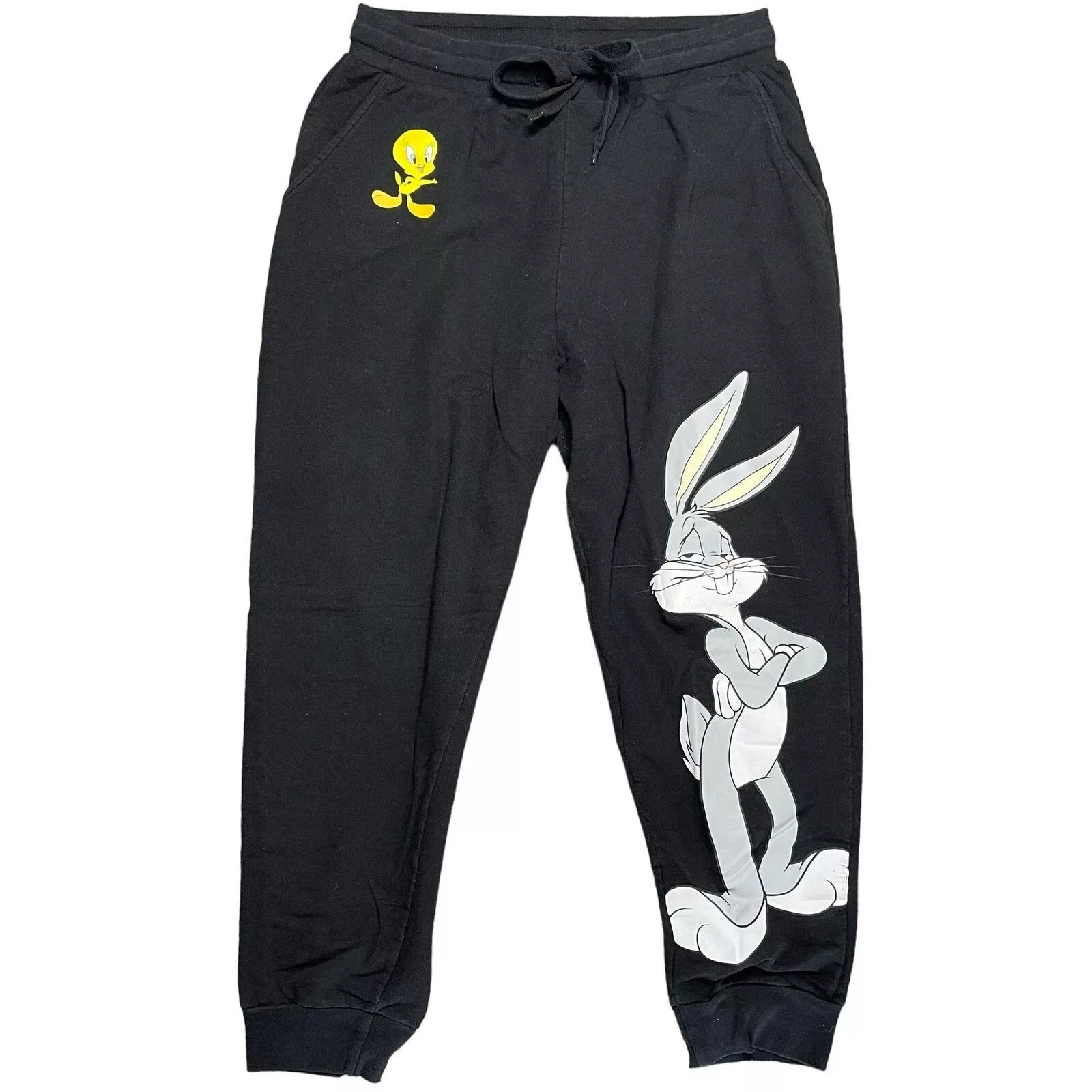 Warner Bros Pants Warner Bros Looney Tunes Sweatpants Black