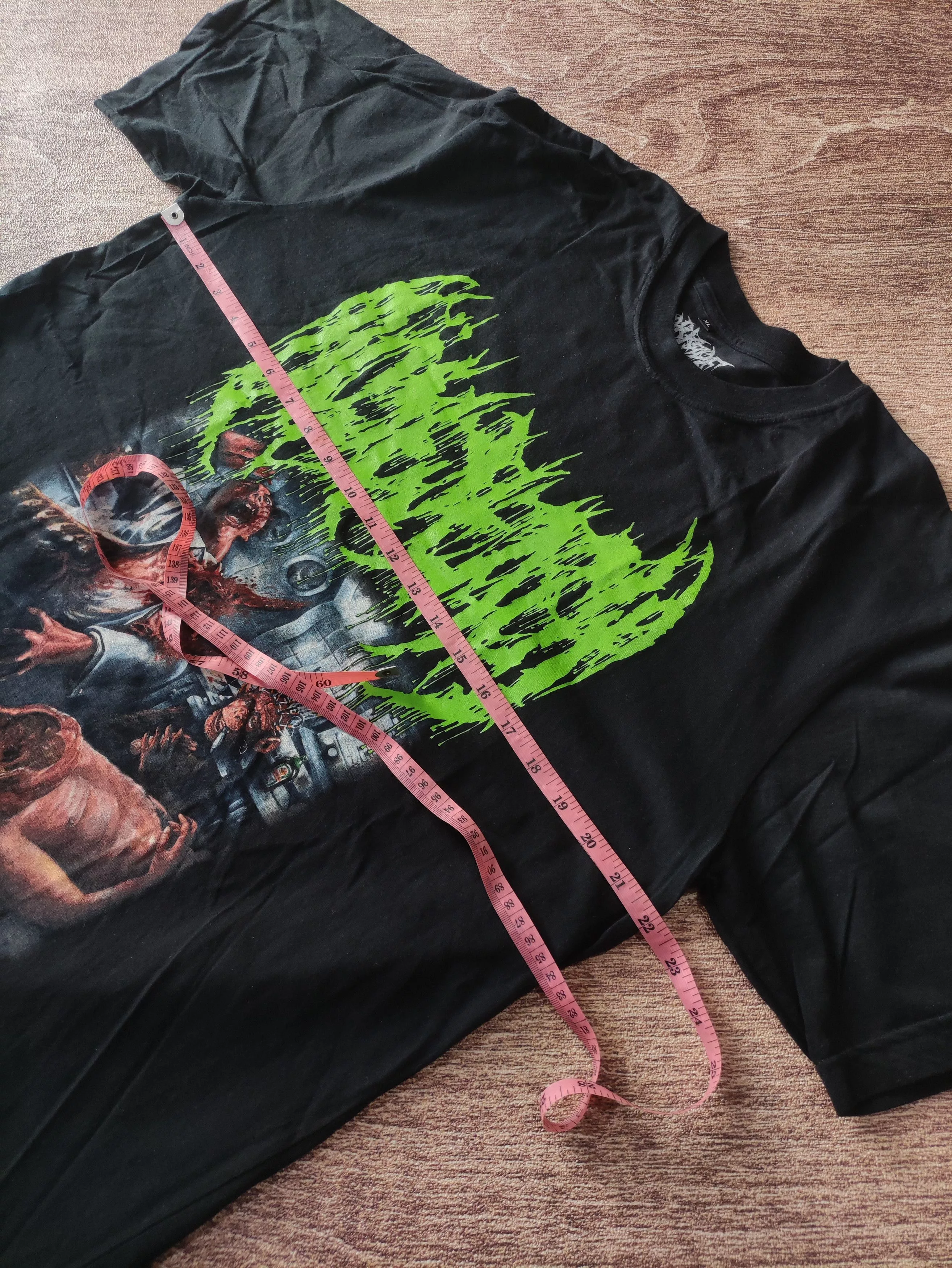 Band Tees Short Sleeve T Shirts Band Tees BOSEDEATH IMPALED FROM THE LEFT COVER ALBUM 2014 Black