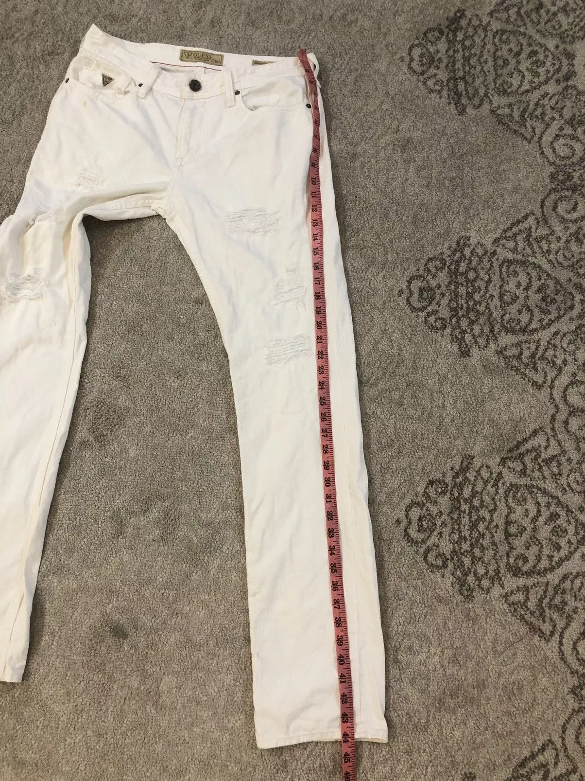 Guess Denim Guess Distressed Denim jeans White