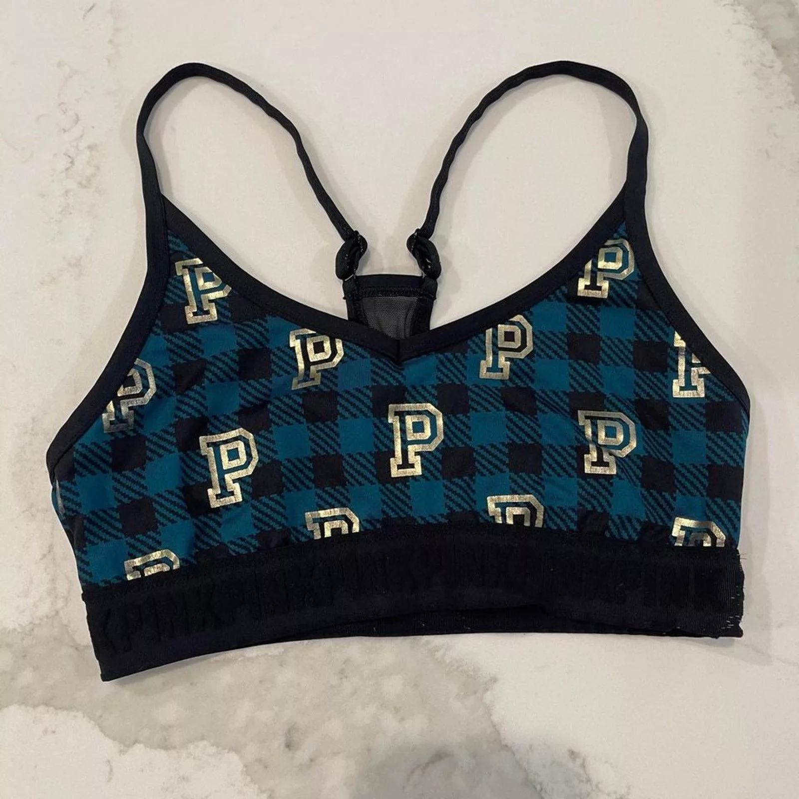 Victoria's Secret Socks Intimates Victoria's Secret Victorias Secret PINK Sports Bra Green Small