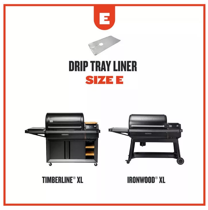 DRIP TRAY LINERS - 8 PACK - SIZE E