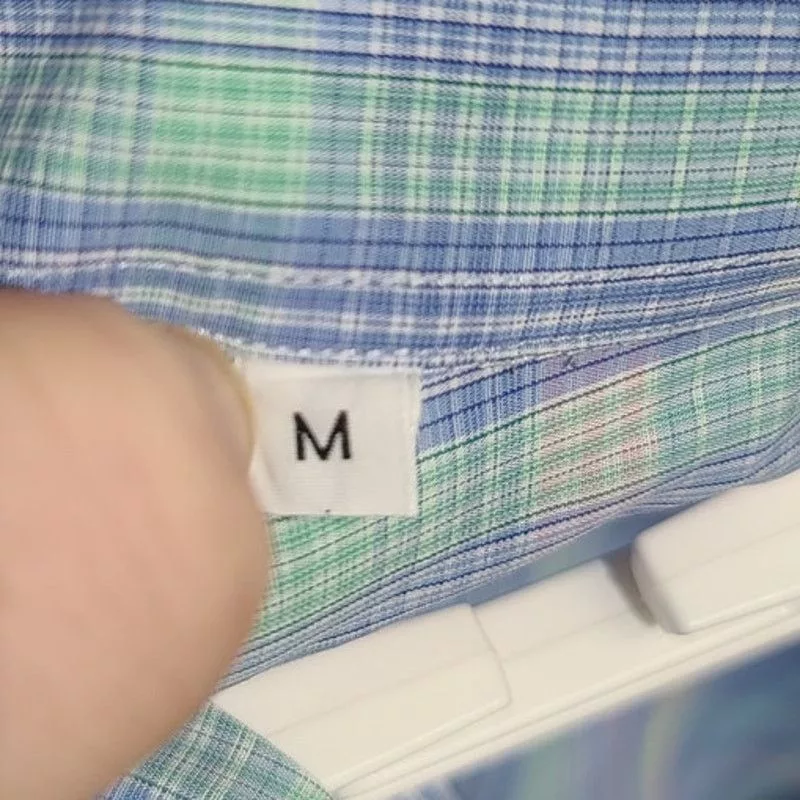 Maus & Hoffman Shirts Button Ups Maus & Hoffman Solemare Pastel Plaid Print Short Sleeve Button shirt Multi