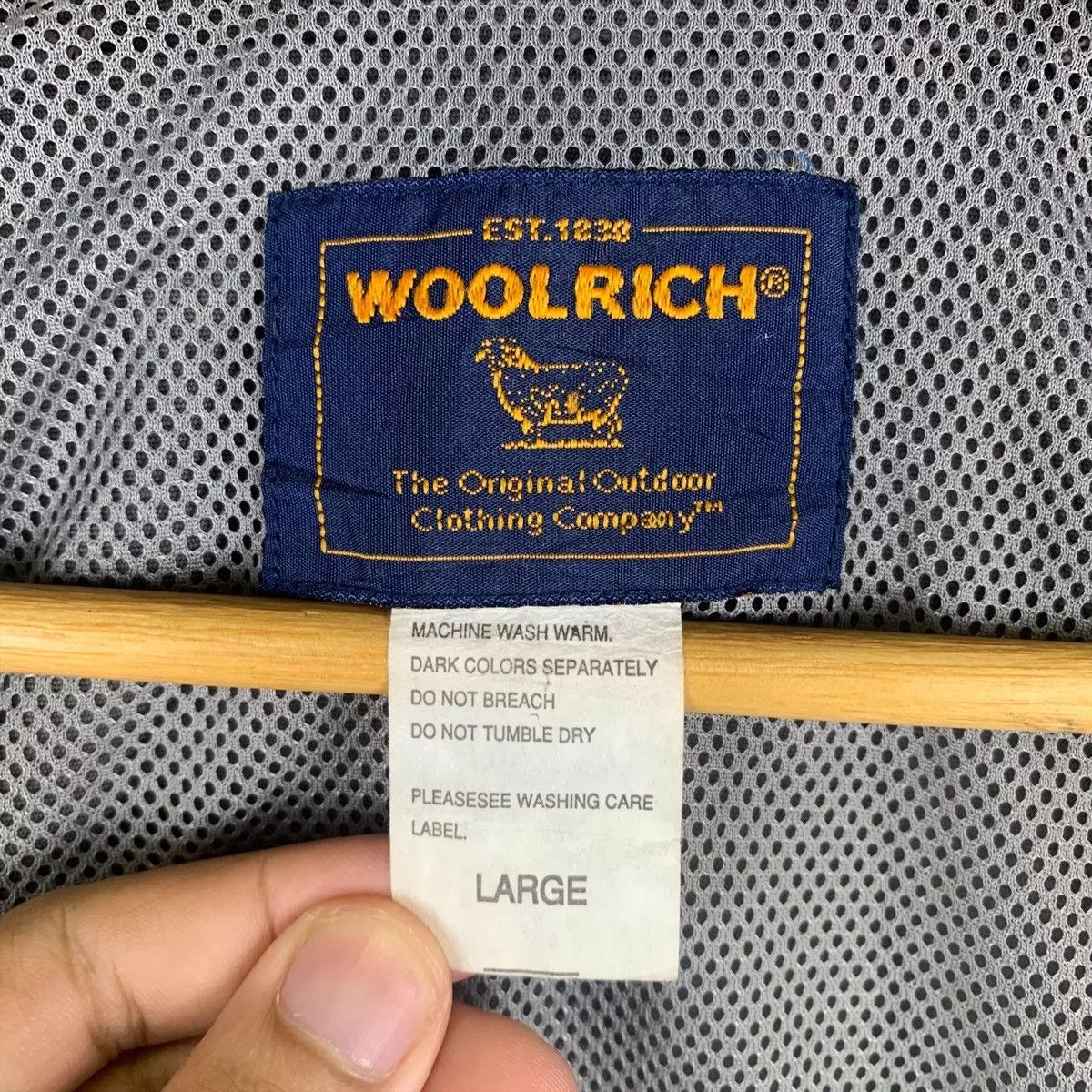 Vintage Sweatshirts Hoodies Vintage × Woolrich Woolen Mills Vintage WOOLRICH American Casualwear Outdoor Hoodie Jacket Brown Gorpcore