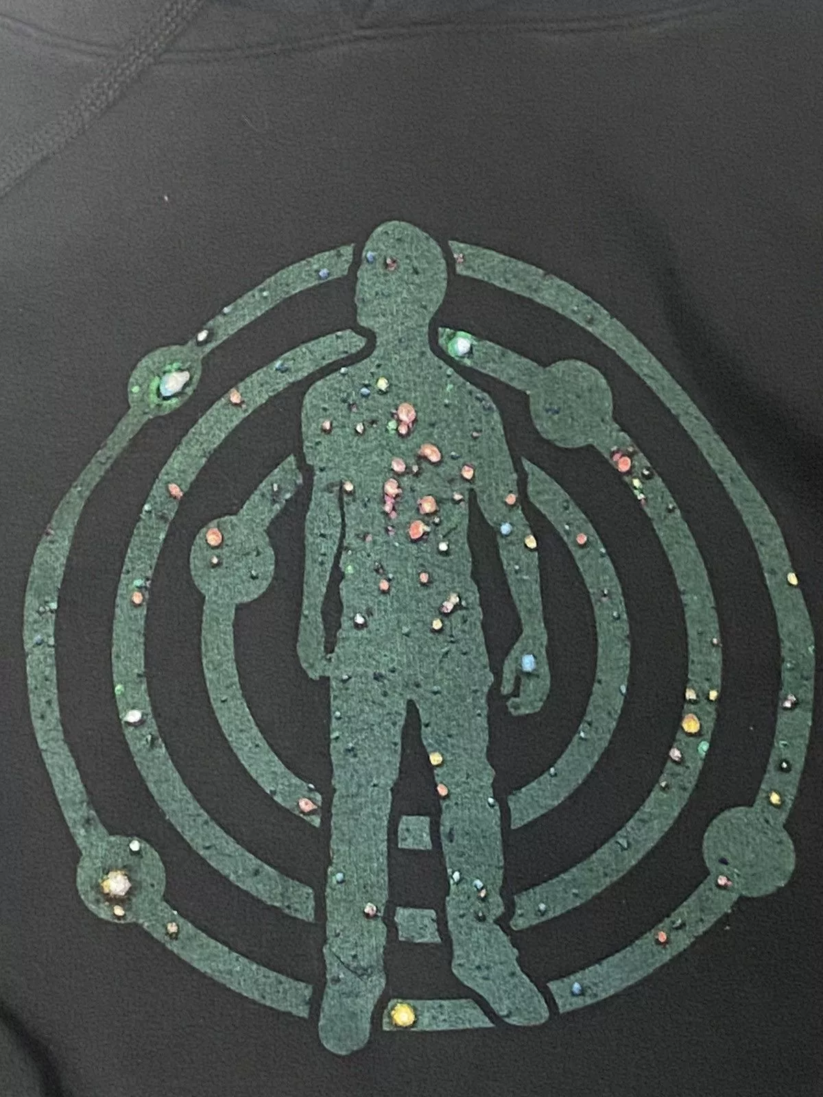 Kid Cudi Light Jackets Kid Cudi SATELLITE FLIGHT hoodie Size medium Black
