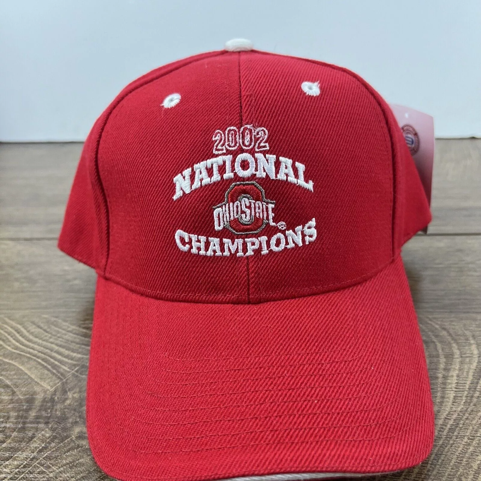 Other Hats Other Ohio State Buckeyes Hat 2002 Natioinal Champions Hat Red Adj