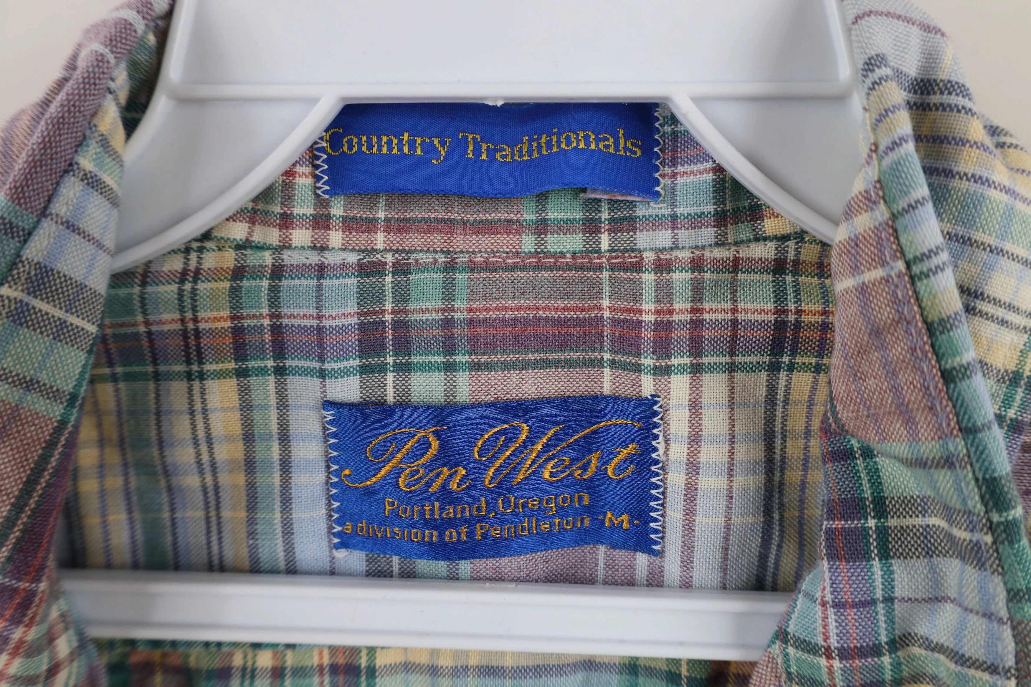 Pendleton Shirts Button Ups Pendleton × Vintage Vintage 90s Pendleton Pen West Rainbow Button Down Shirt USA Multi