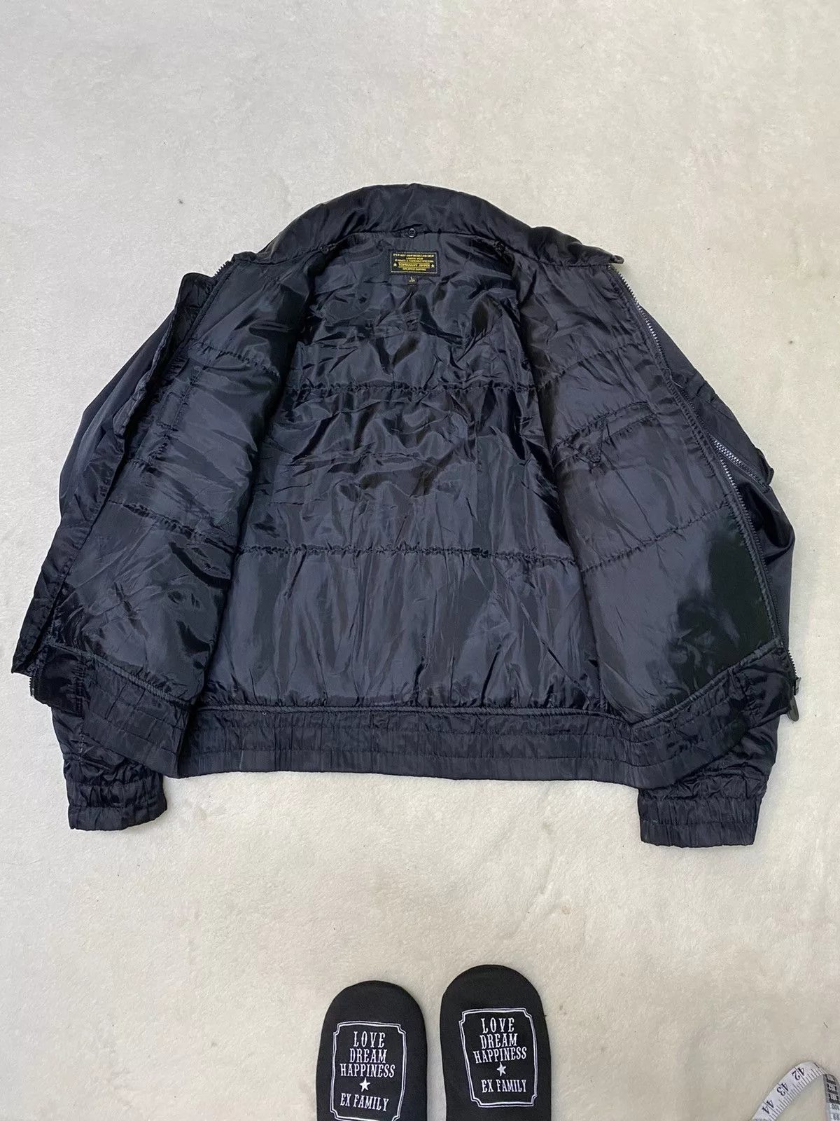 Vintage Bombers Vintage Tomahawk jumper bomber jacket Black