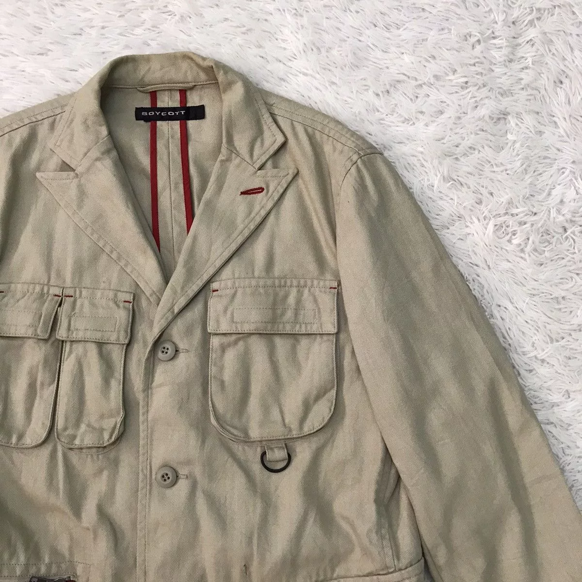 Boycott Light Jackets Nice Multipockets Tactical Boycott Jacket Made in Japan