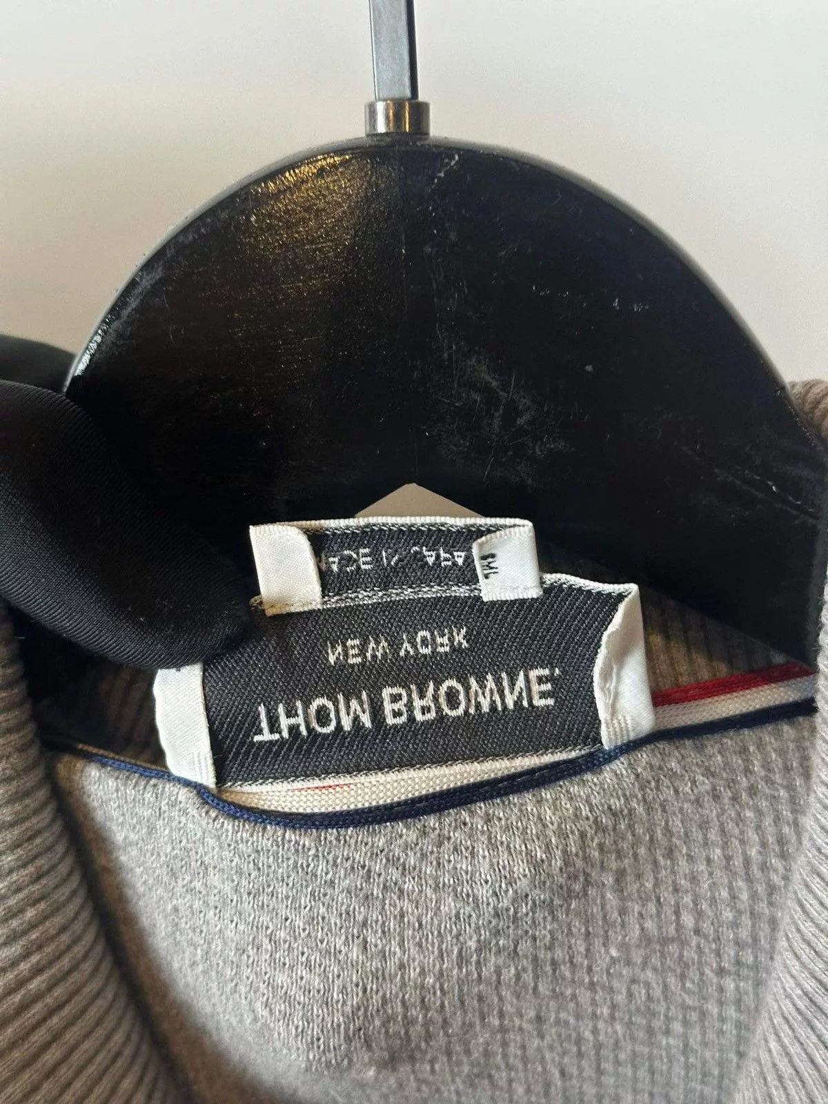 Thom Browne Bombers THOM BROWNE ZIP BOMBER JACKET Gray Luxury