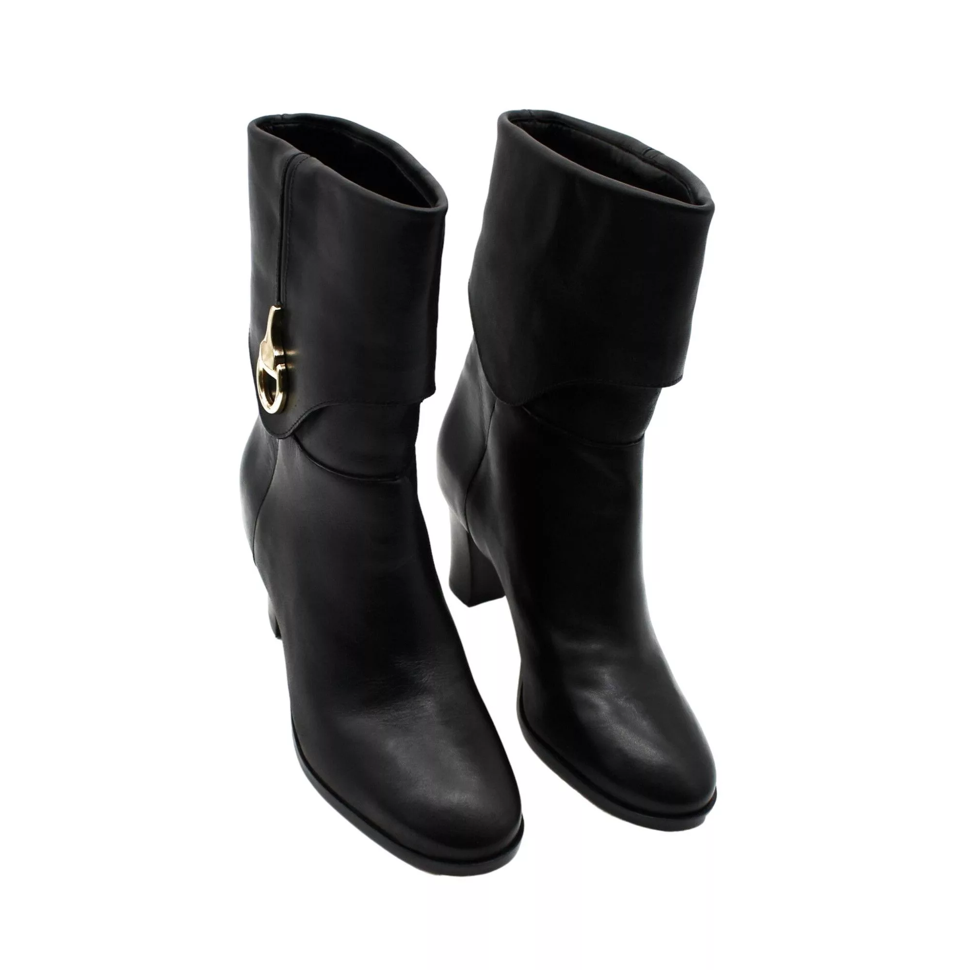 Other Boots Other Arezzo Womans Heeled Boots- Black