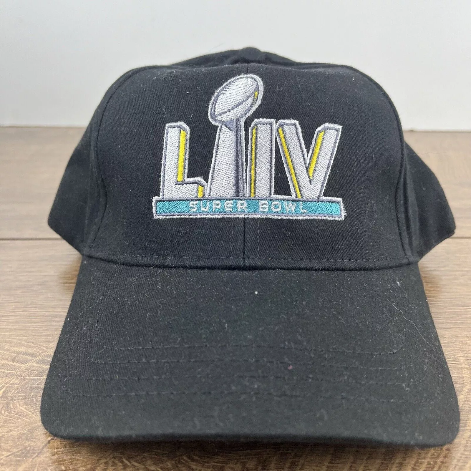 Other Hats Other Super Bowl 53 Hat LIIV Hat Black Hat Adjustable NFL Black Ad