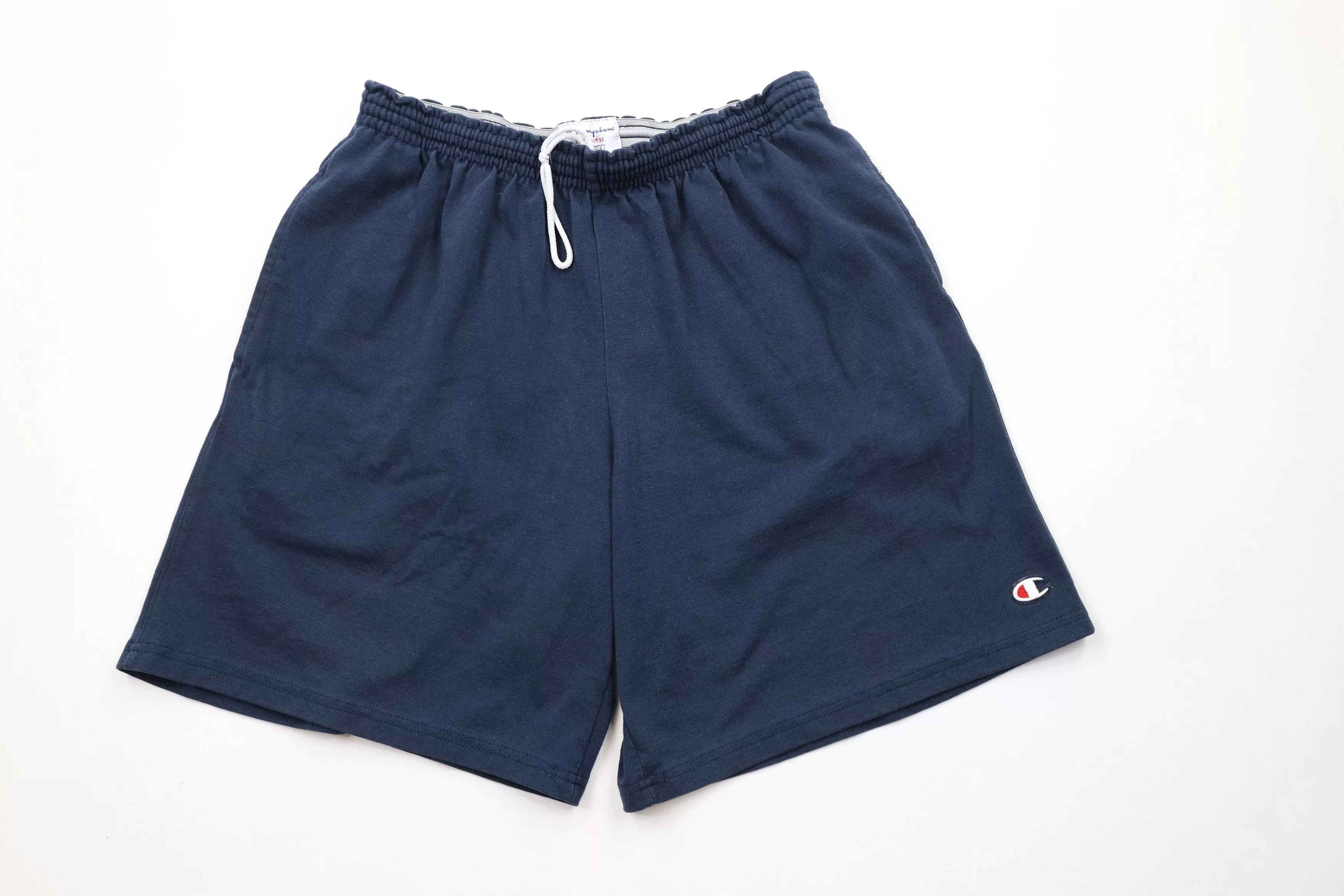 Champion Shorts Champion × Vintage Vintage Champion Above Knee Heavyweight Dad Shorts Navy Blue