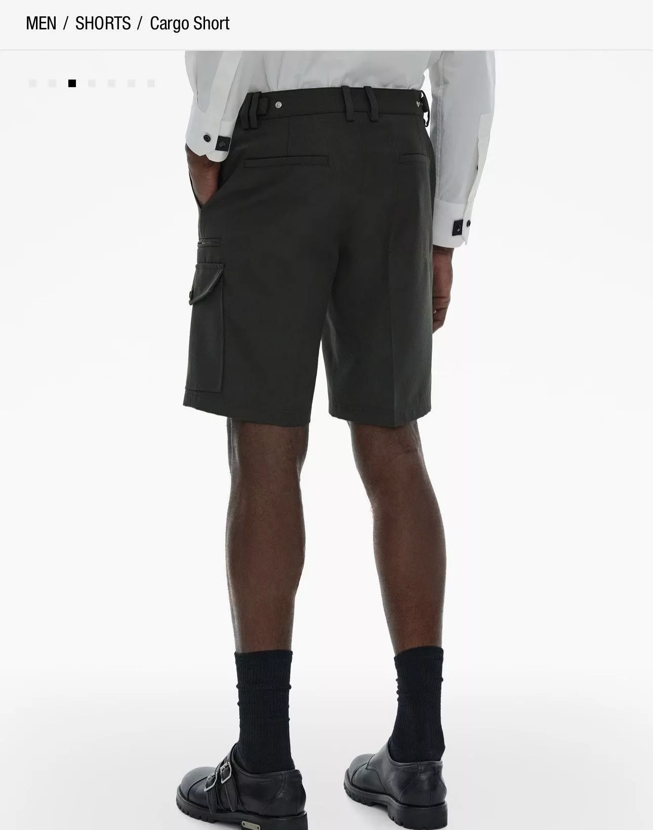 Helmut Lang Shorts Helmut Lang Cargo Shorts Black