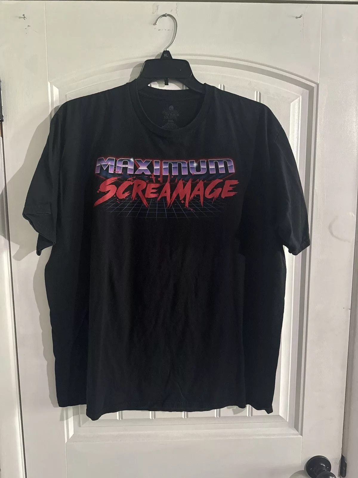 Universal Studios Short Sleeve T Shirts Universal Studios vintage 2019 halloween horror nights shirt Black