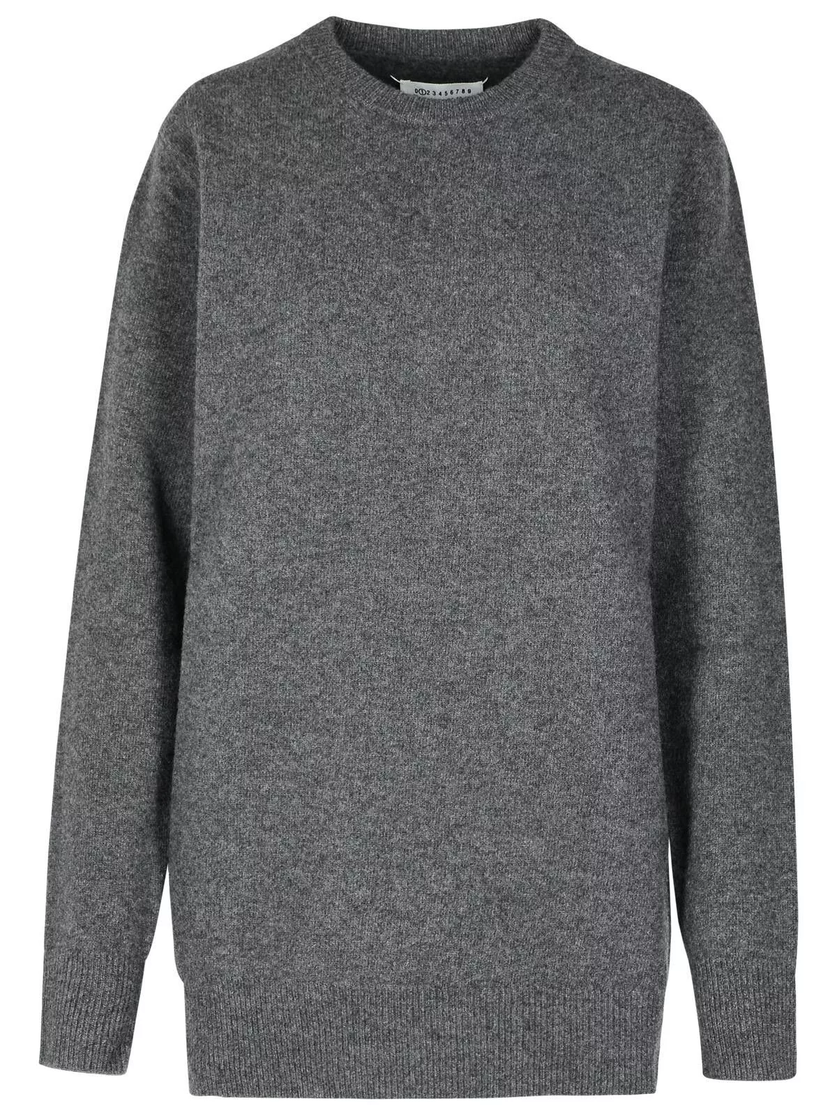 Maison Margiela Sweaters MAISON MARGIELA 'Over' Grey Wool Sweater Multi