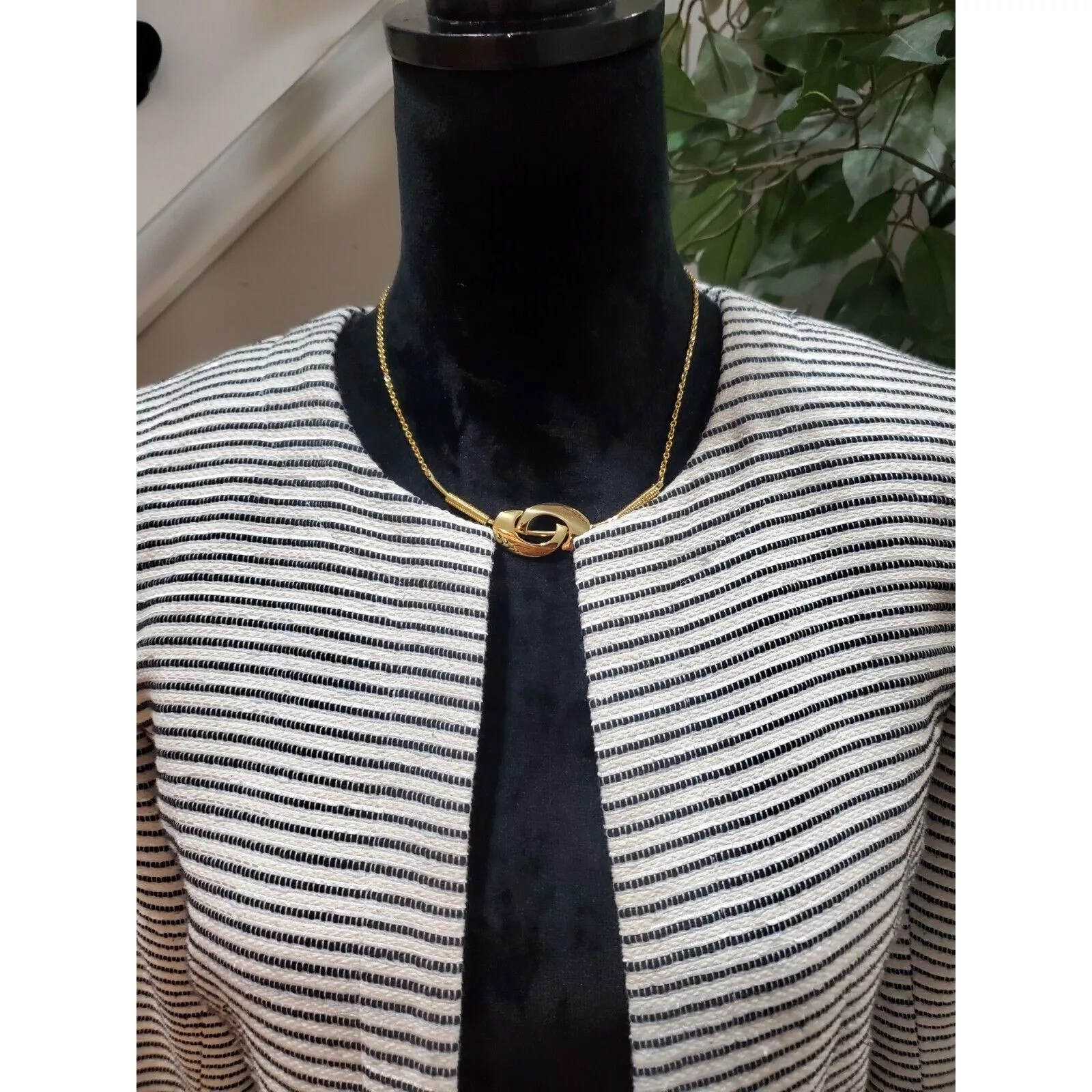 Other Blazers Other Katherine Barclay Striped Long Sleeve Open Front Jacket S Multi