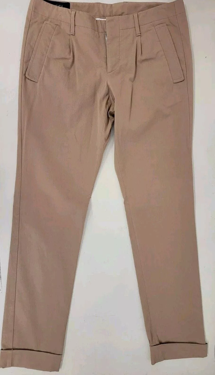 Gucci Casual Pants Gucci Men Brown Beige Cotton Jodhpurs Style Riding Pants 48