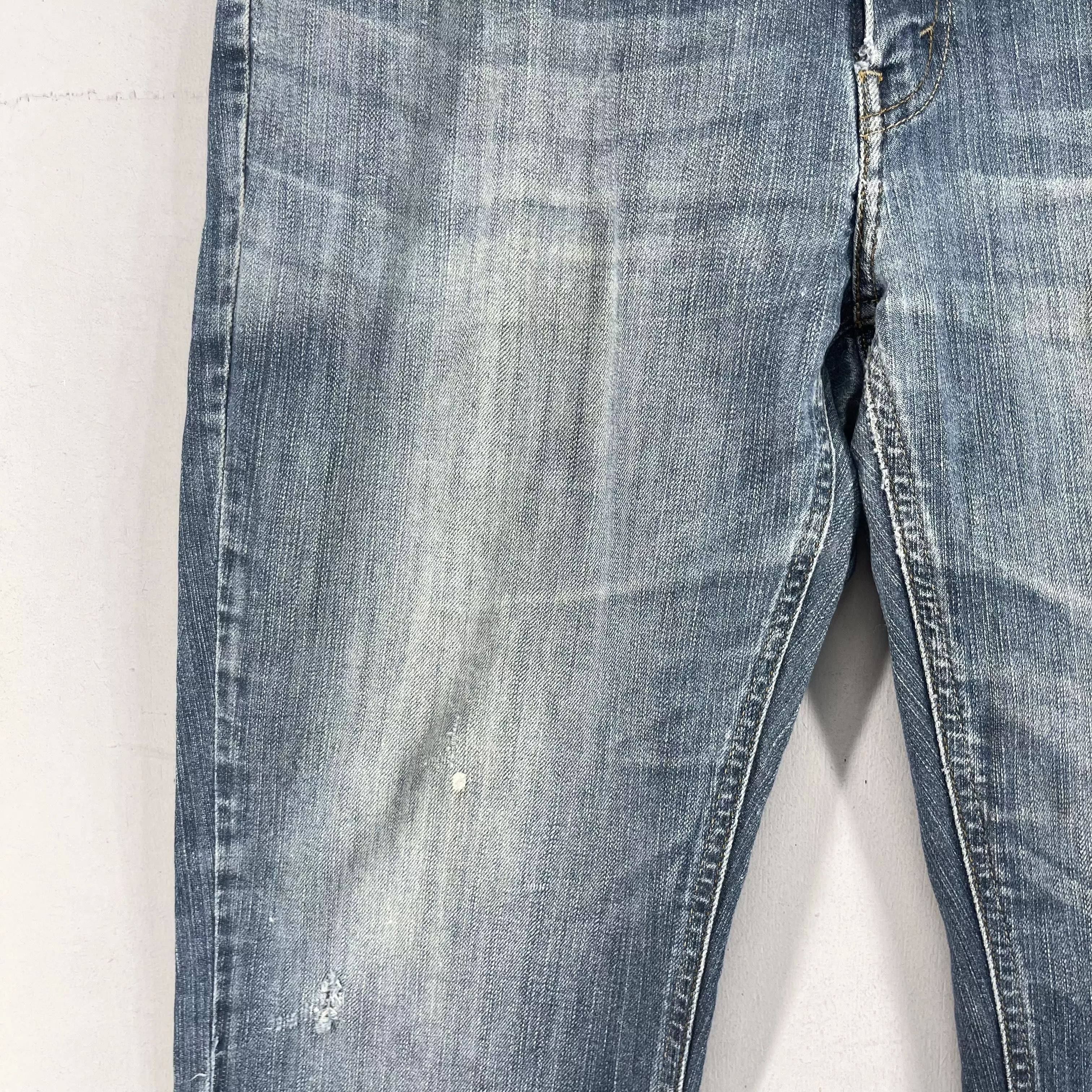Levi's Denim Levi's Size 39 Vintage Levis Signature Distressed Reconstruct Jeans Blue Streetwear